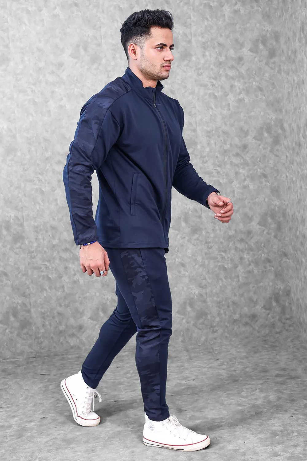 Active Camo Tracksuit- Navy