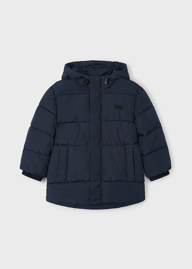 AW24 Mayoral Boys Navy Blue Coat 4469