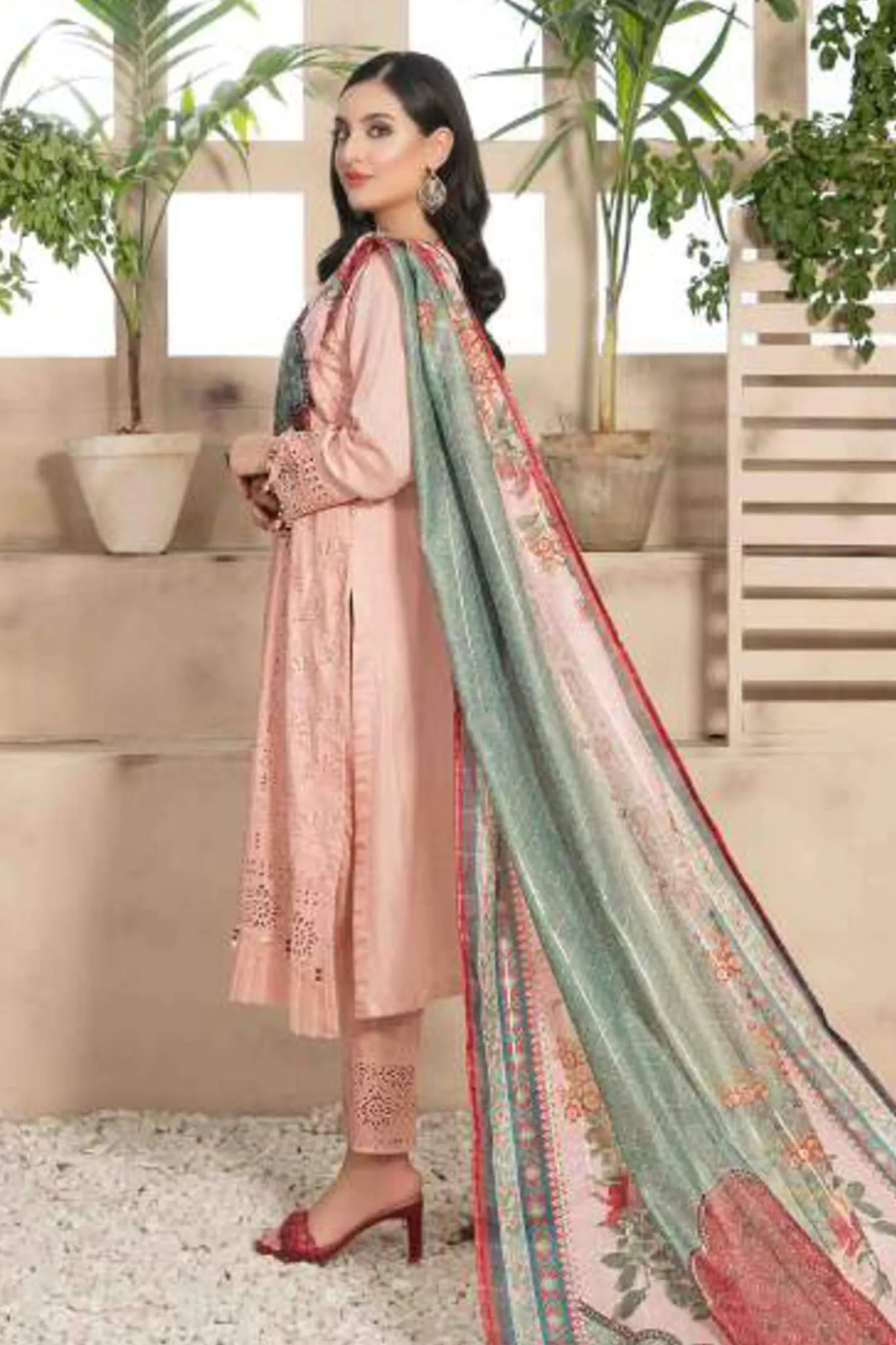 Ayra by Tawakkal Stitched 3 Piece Viscose Shiffli Collection'2022-A-7575