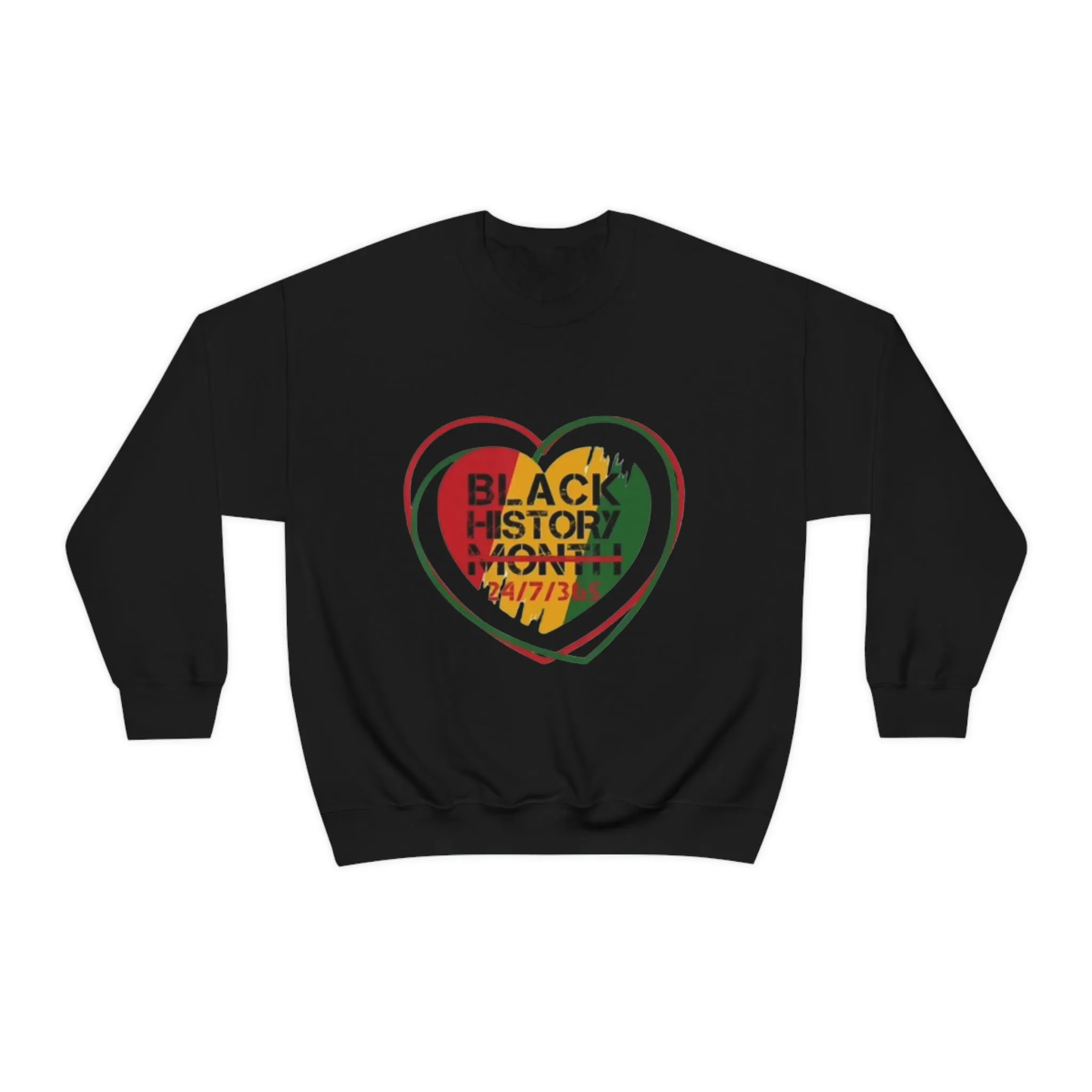 Black History 24/7/365 Crewneck Sweatshirt