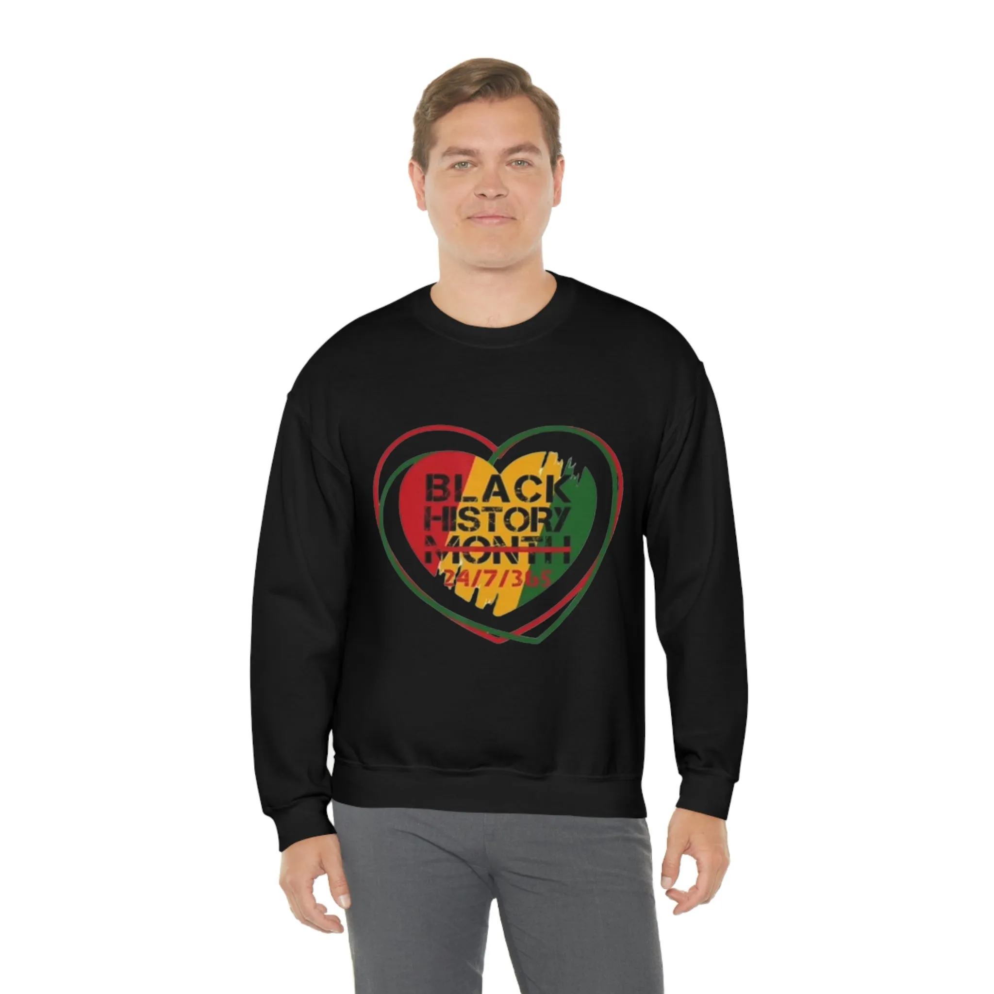 Black History 24/7/365 Crewneck Sweatshirt