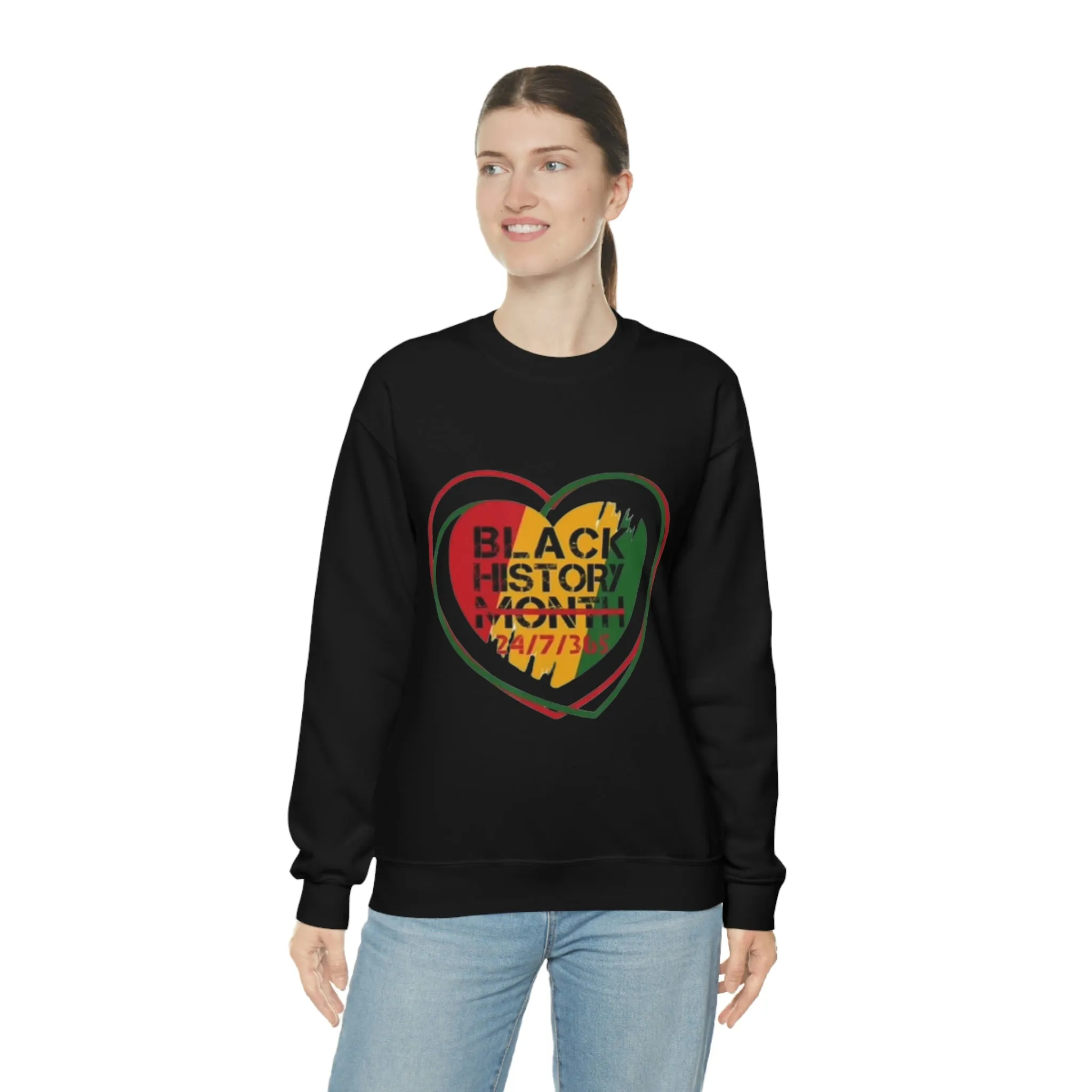 Black History 24/7/365 Crewneck Sweatshirt