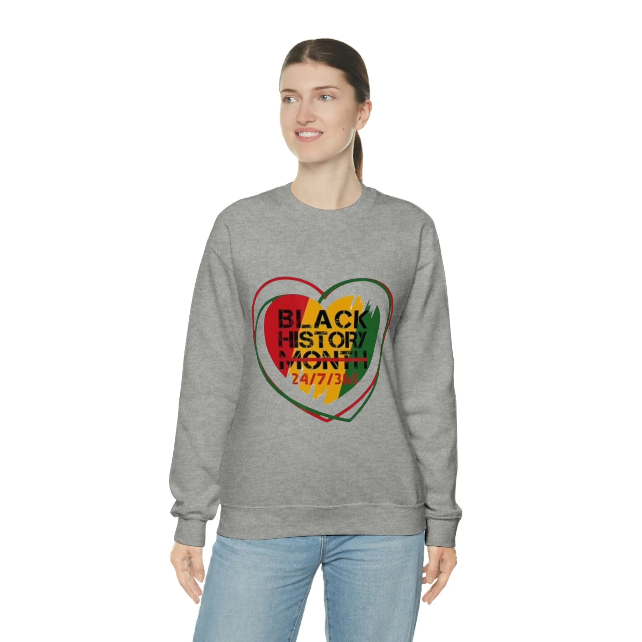 Black History 24/7/365 Crewneck Sweatshirt