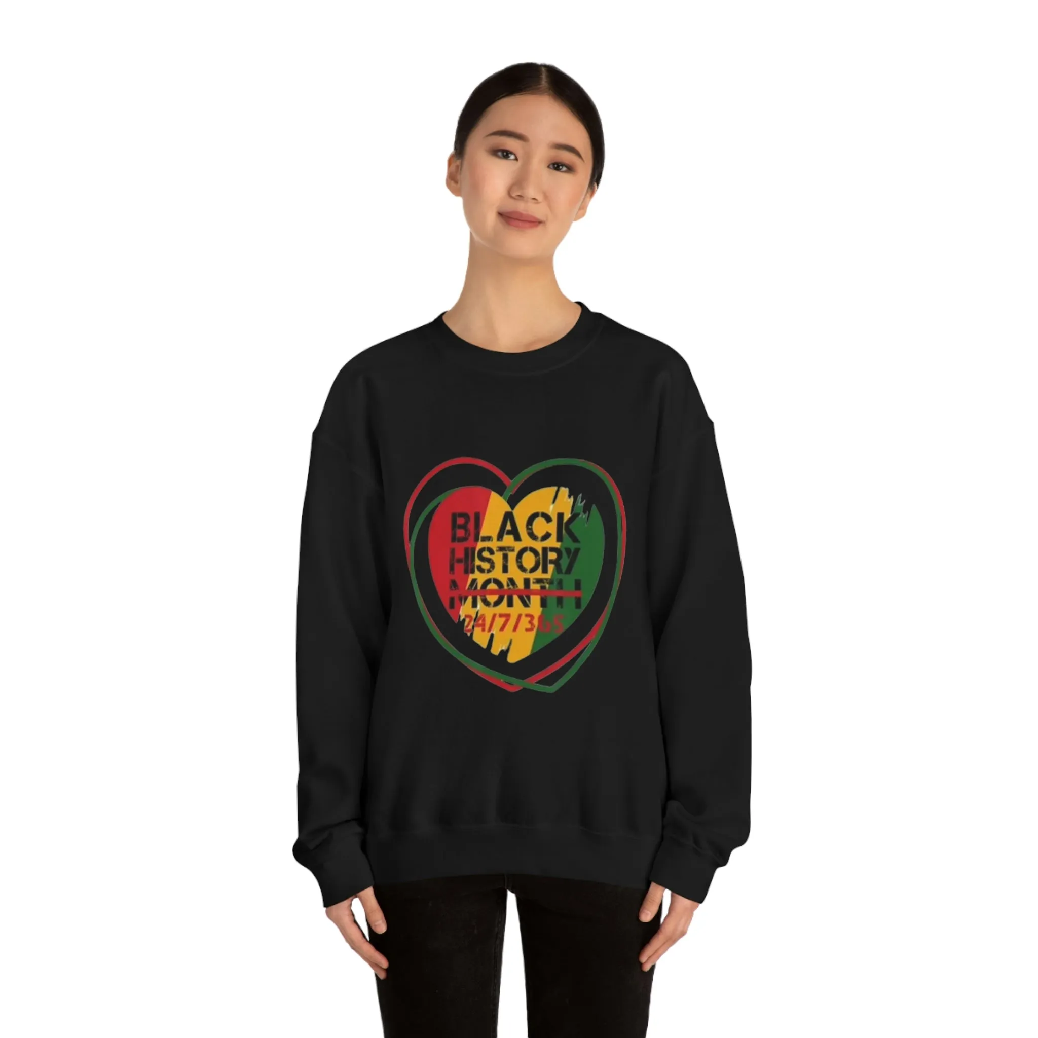 Black History 24/7/365 Crewneck Sweatshirt