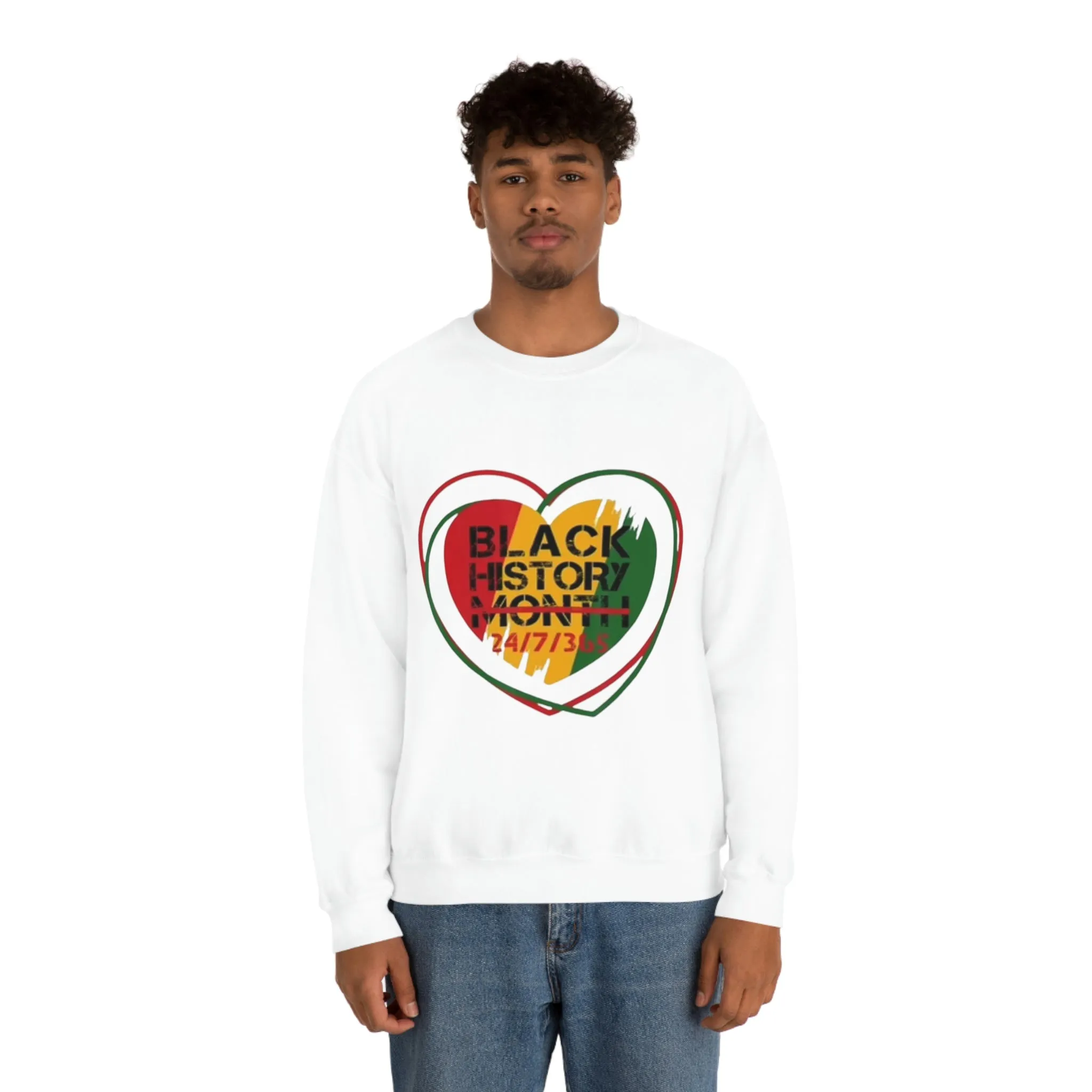 Black History 24/7/365 Crewneck Sweatshirt