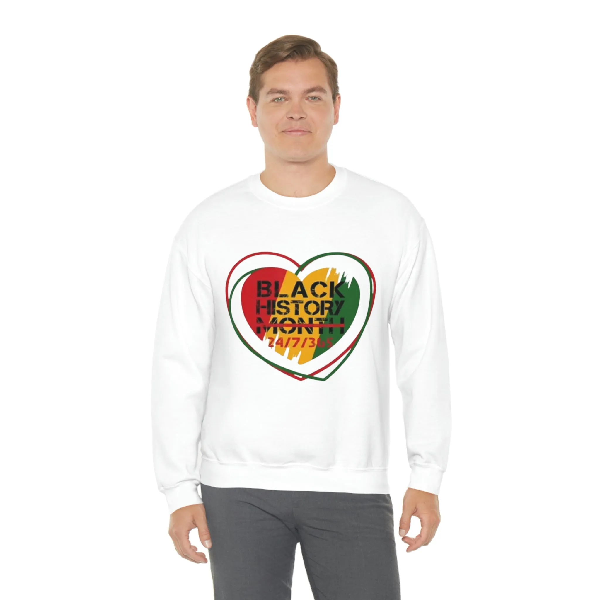 Black History 24/7/365 Crewneck Sweatshirt