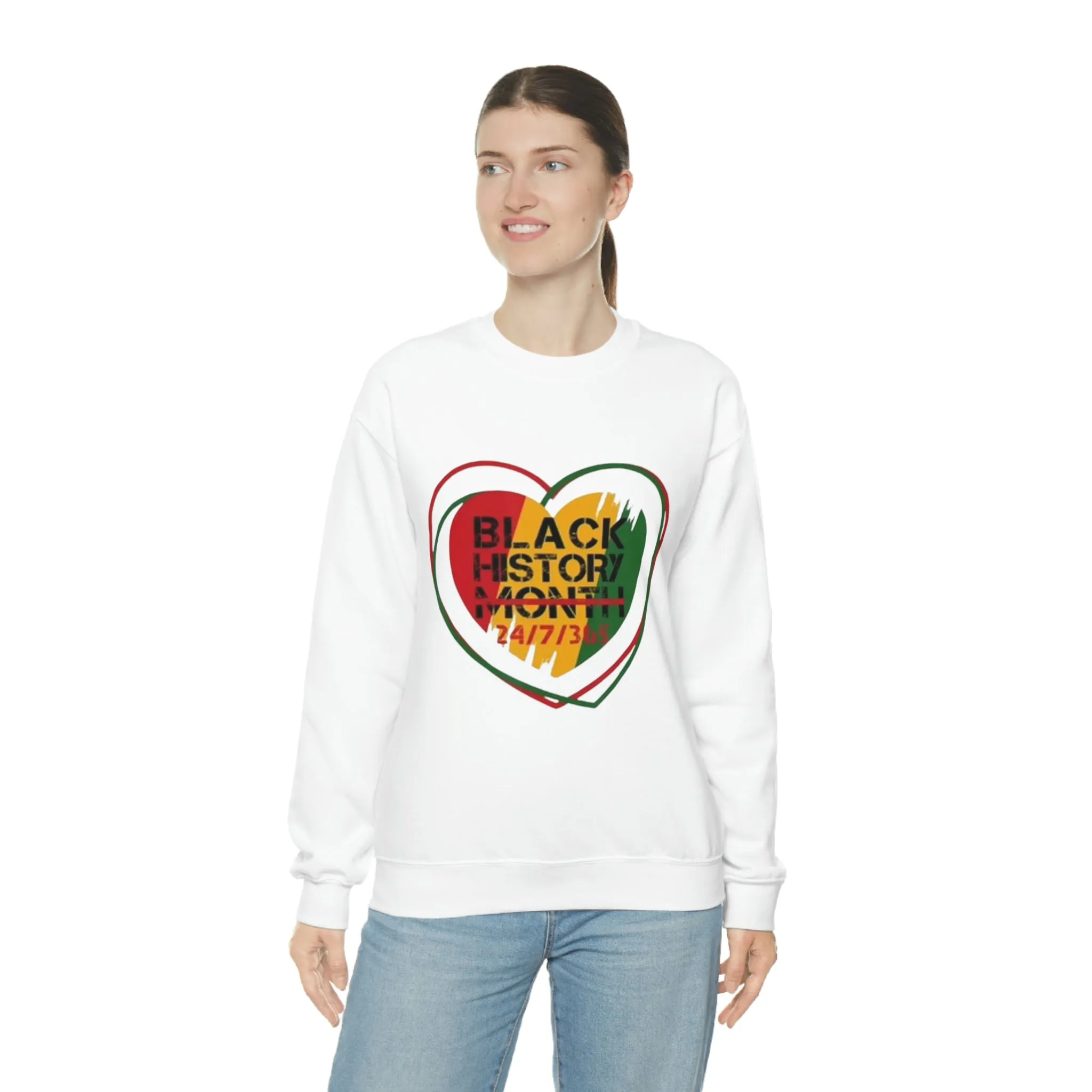 Black History 24/7/365 Crewneck Sweatshirt