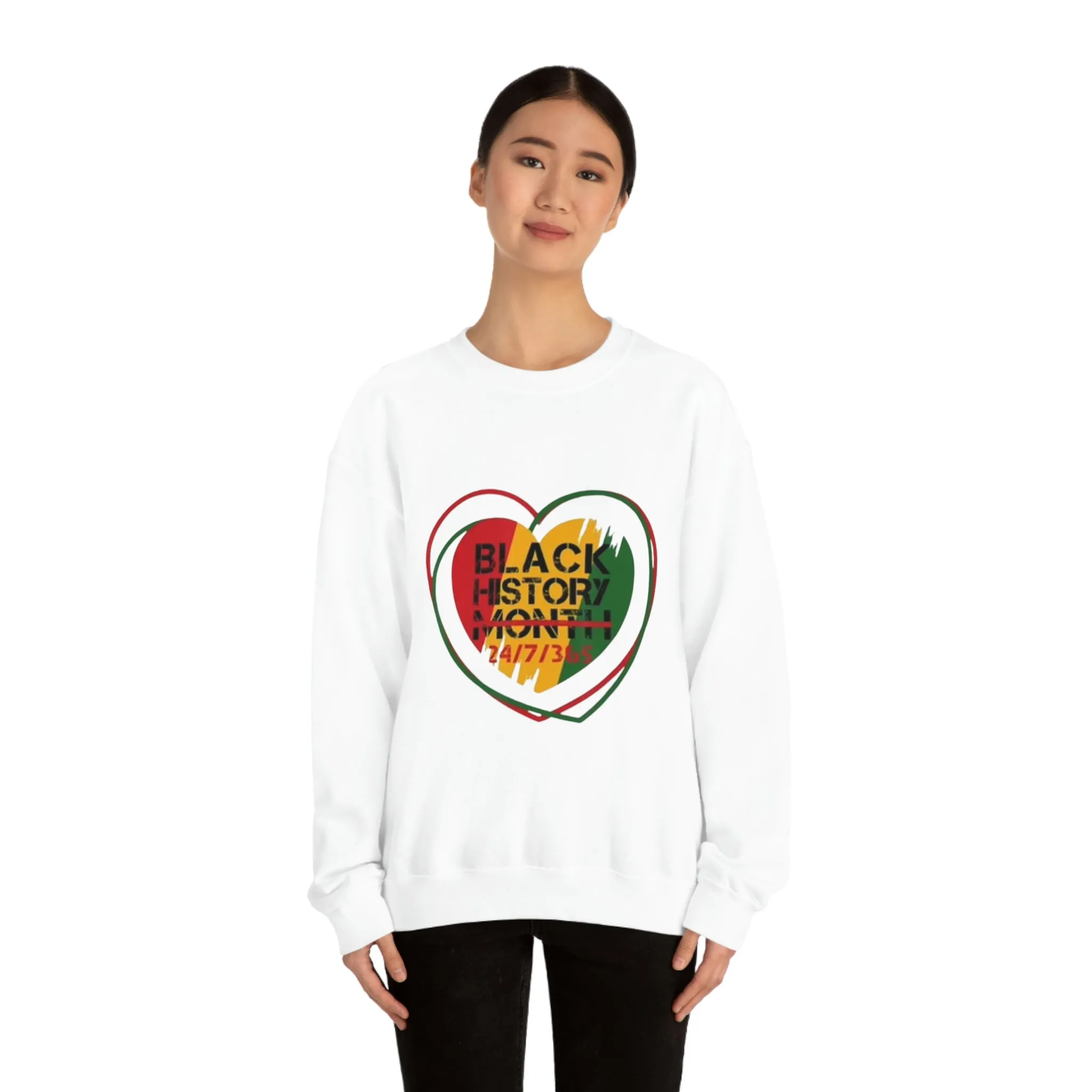 Black History 24/7/365 Crewneck Sweatshirt