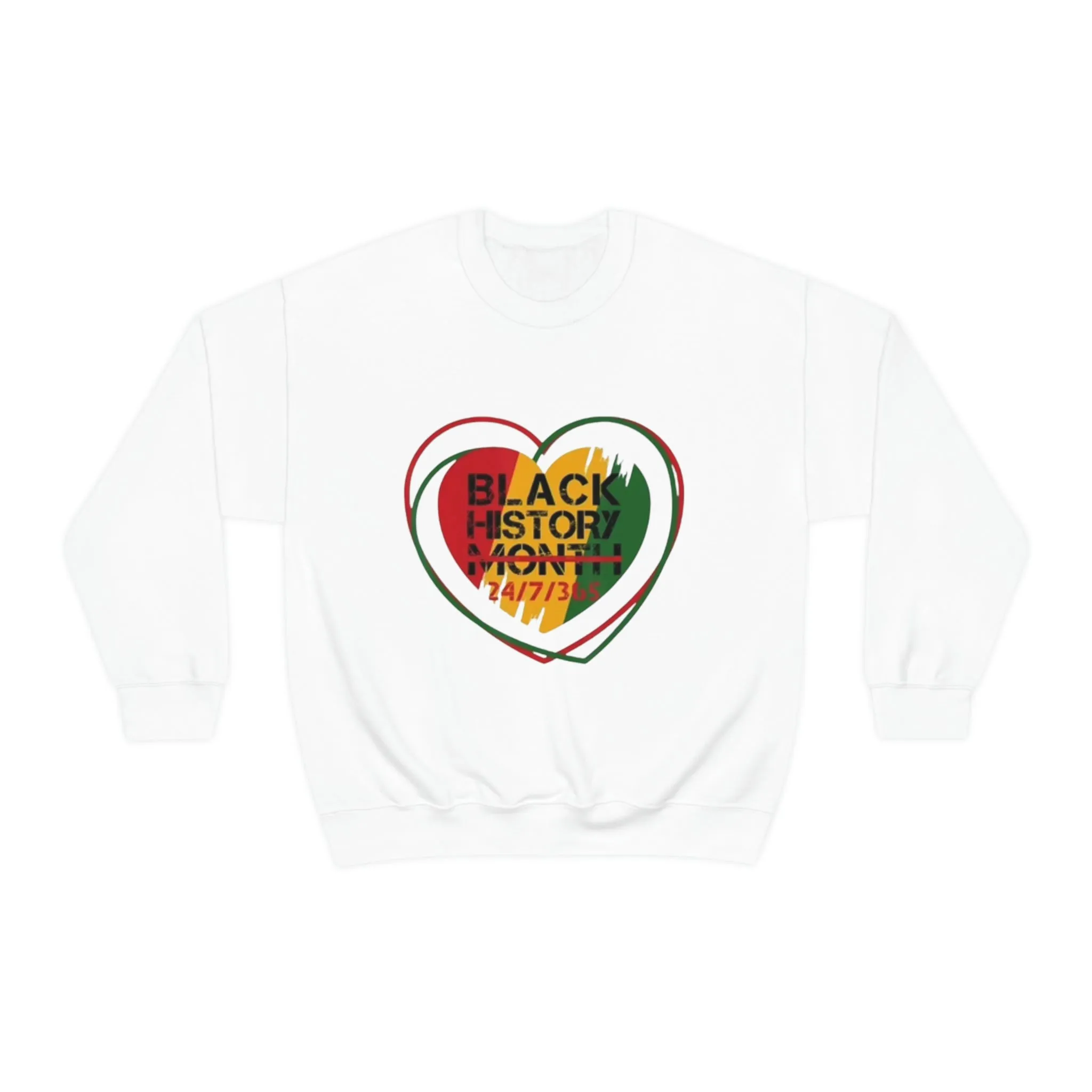 Black History 24/7/365 Crewneck Sweatshirt