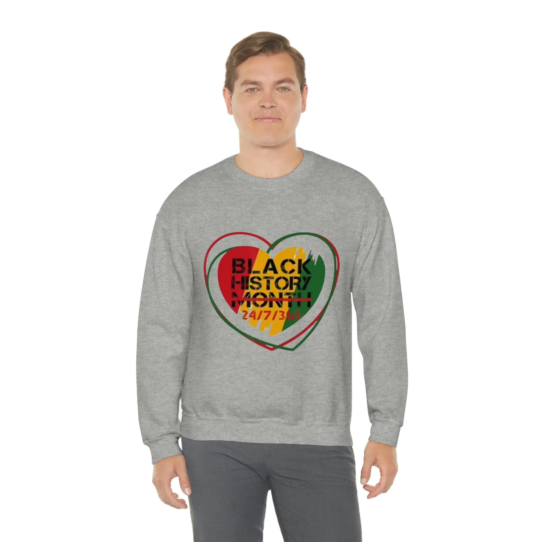 Black History 24/7/365 Crewneck Sweatshirt