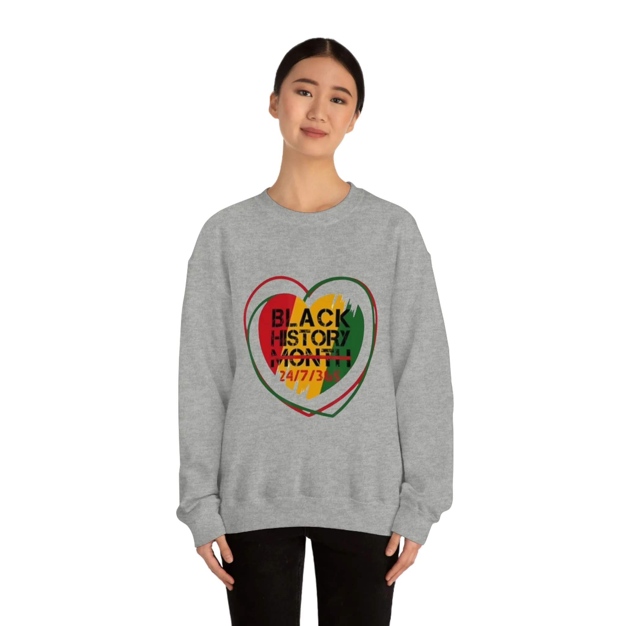 Black History 24/7/365 Crewneck Sweatshirt