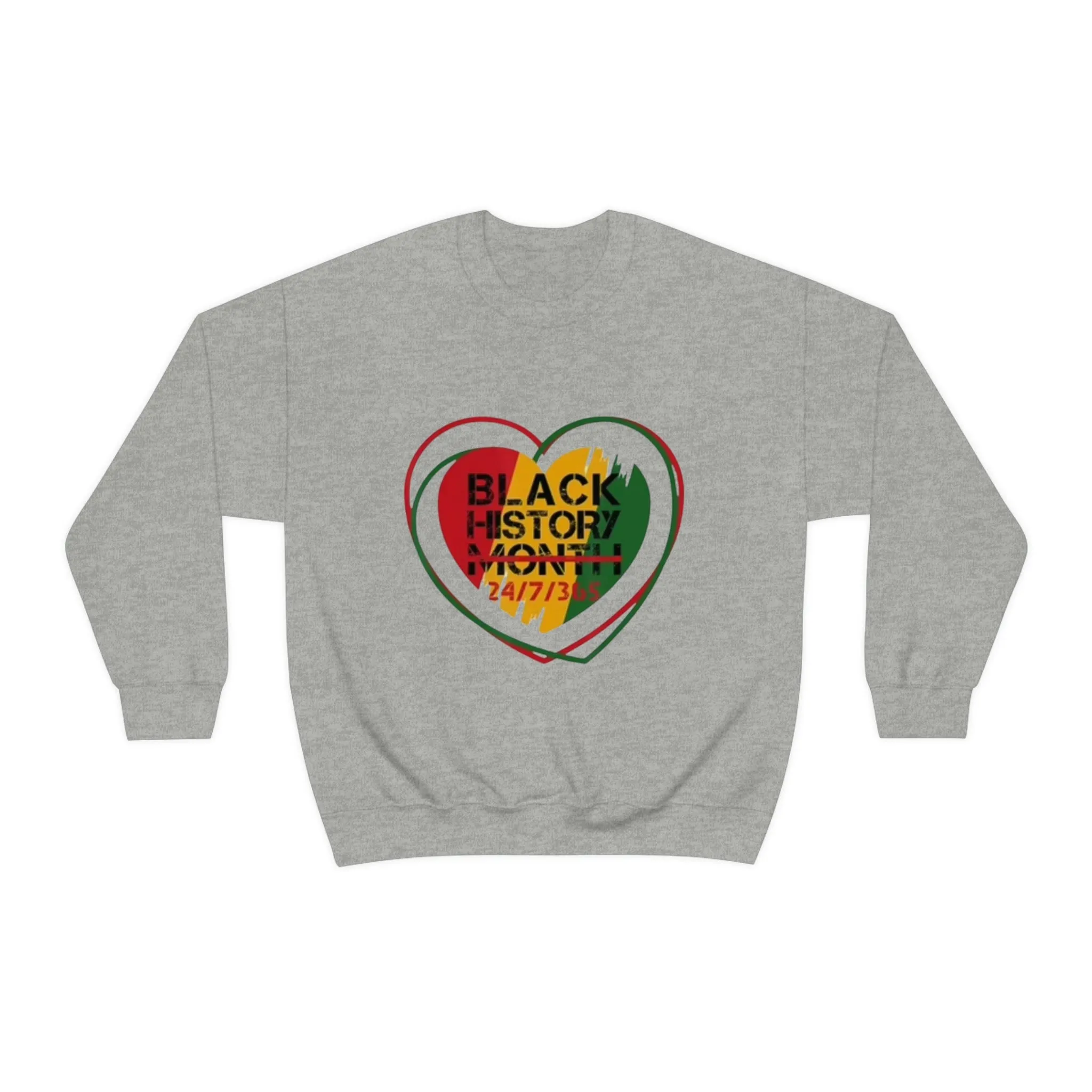 Black History 24/7/365 Crewneck Sweatshirt