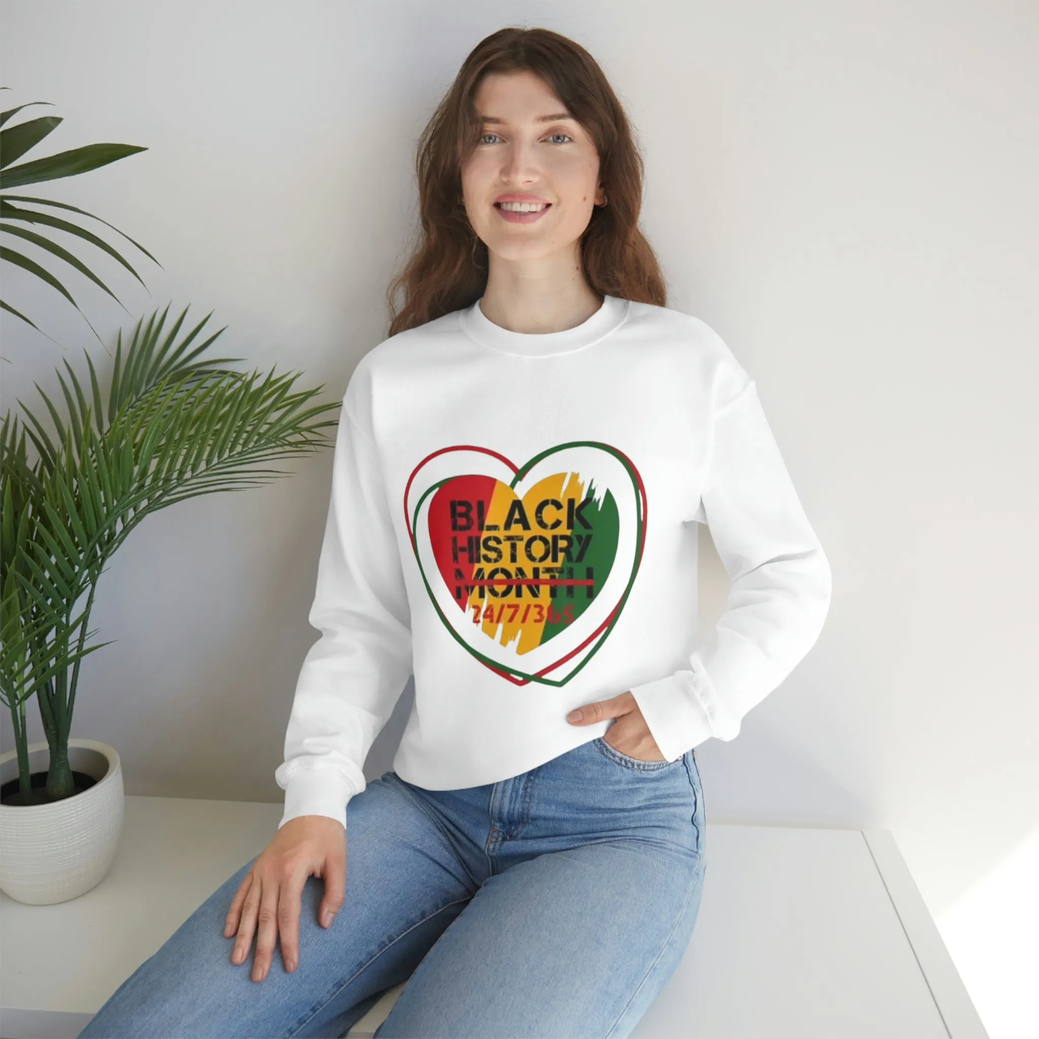 Black History 24/7/365 Crewneck Sweatshirt