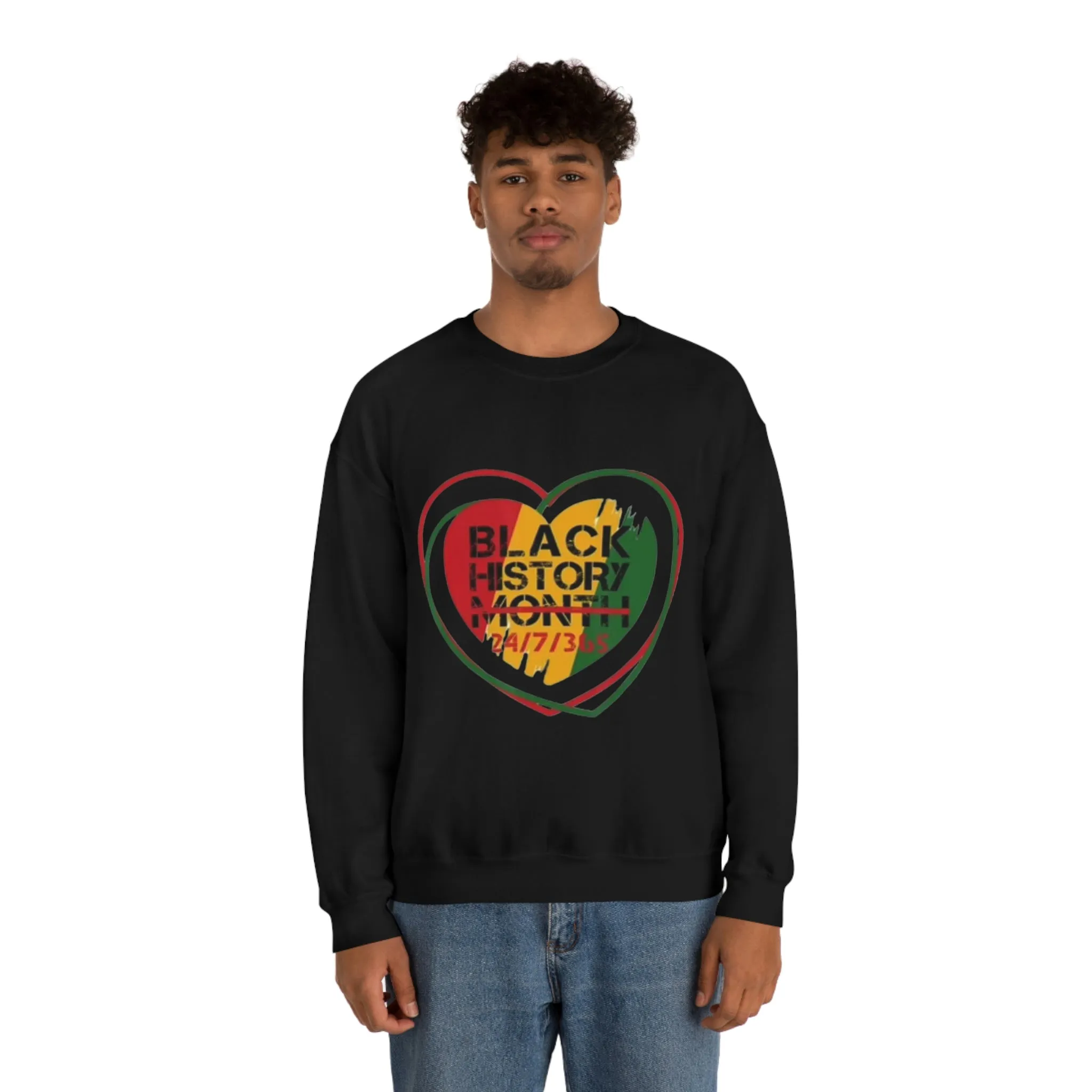 Black History 24/7/365 Crewneck Sweatshirt