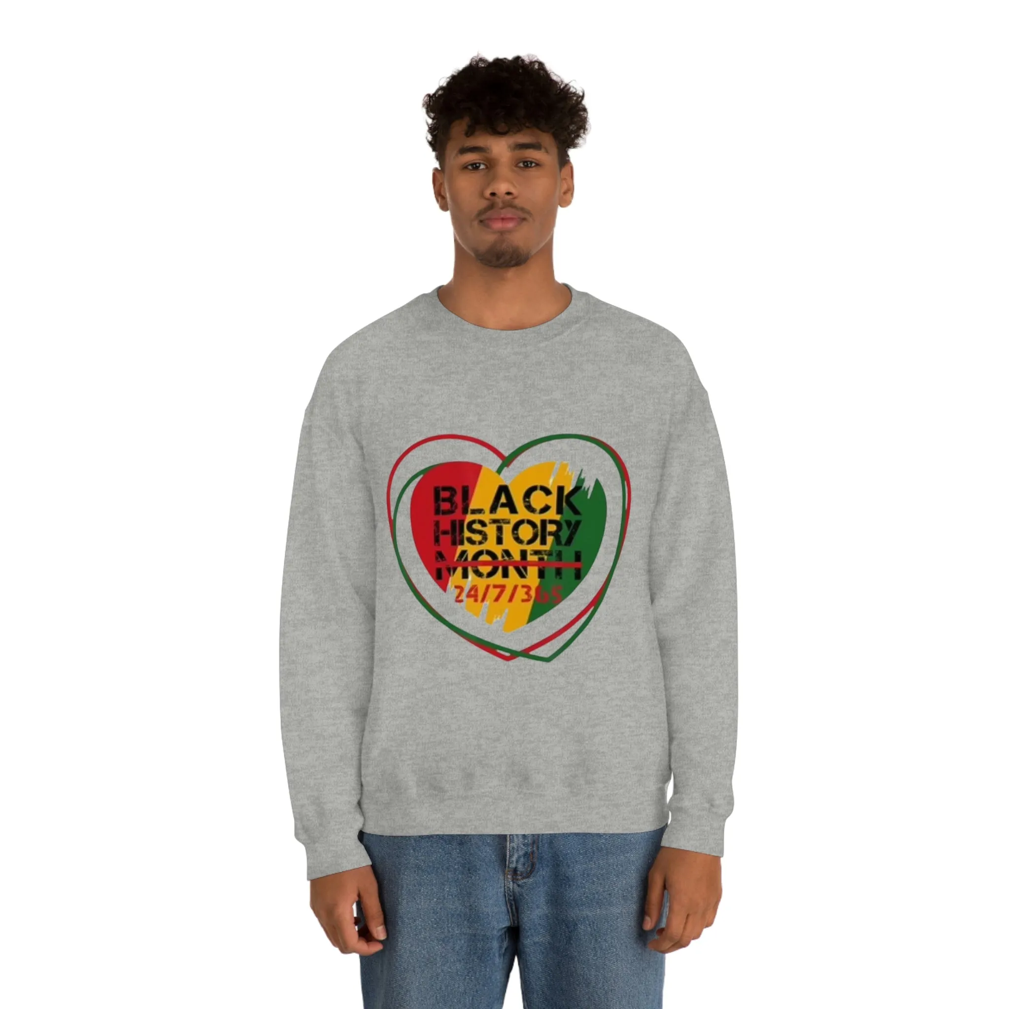 Black History 24/7/365 Crewneck Sweatshirt