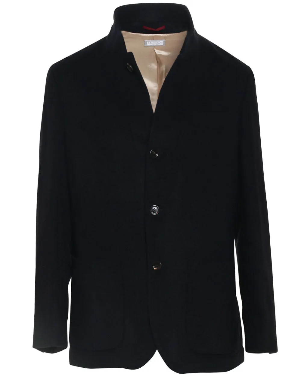 Black Lightweight Water Resistant Cashmere Jacket