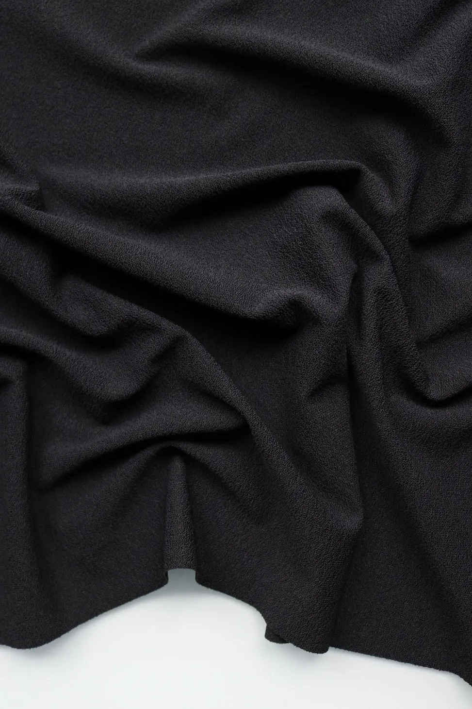 Black Pulse Moisture Wicking Textured Poly Spandex