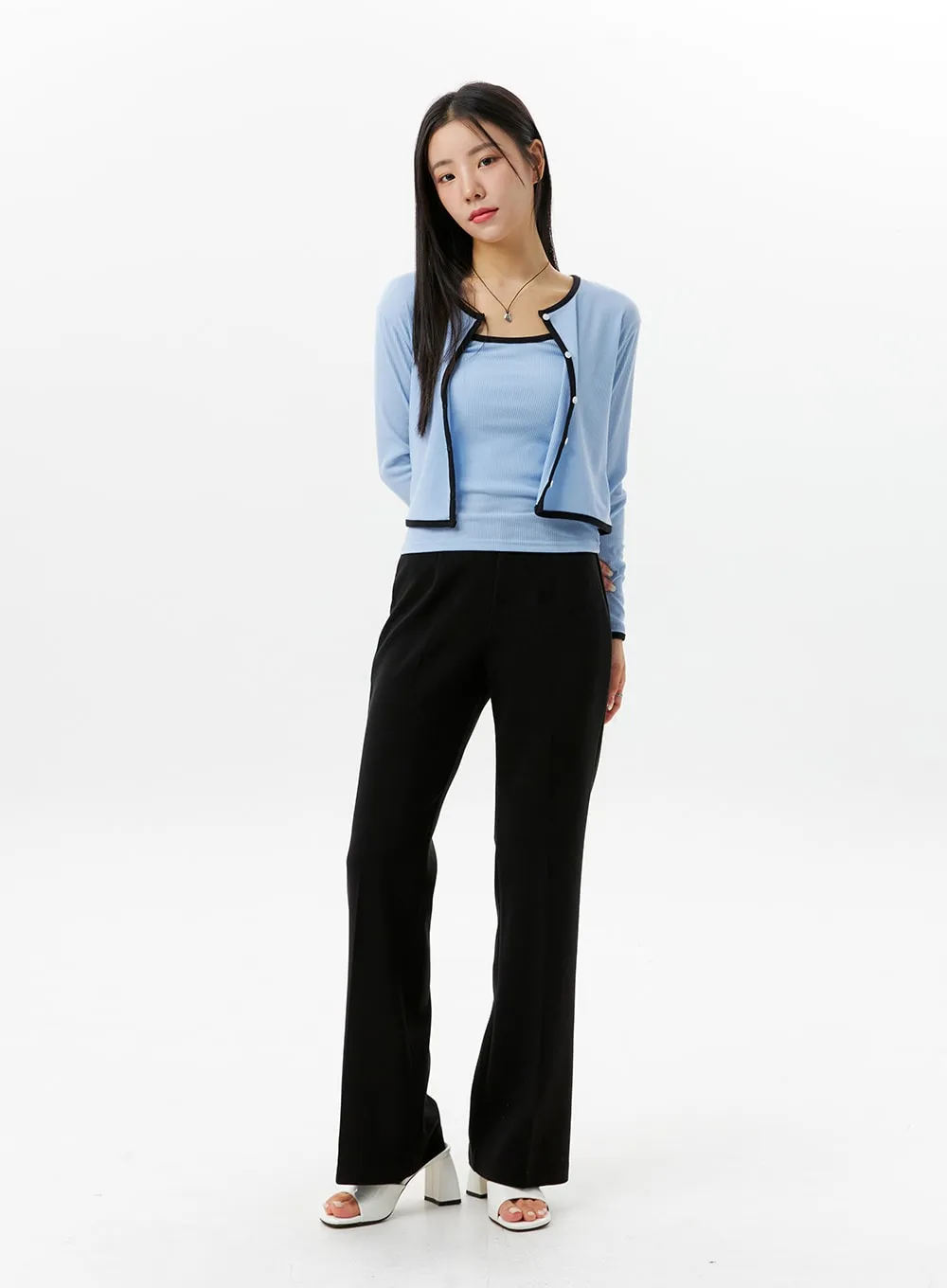 Bootcut Tailored Pants OG314