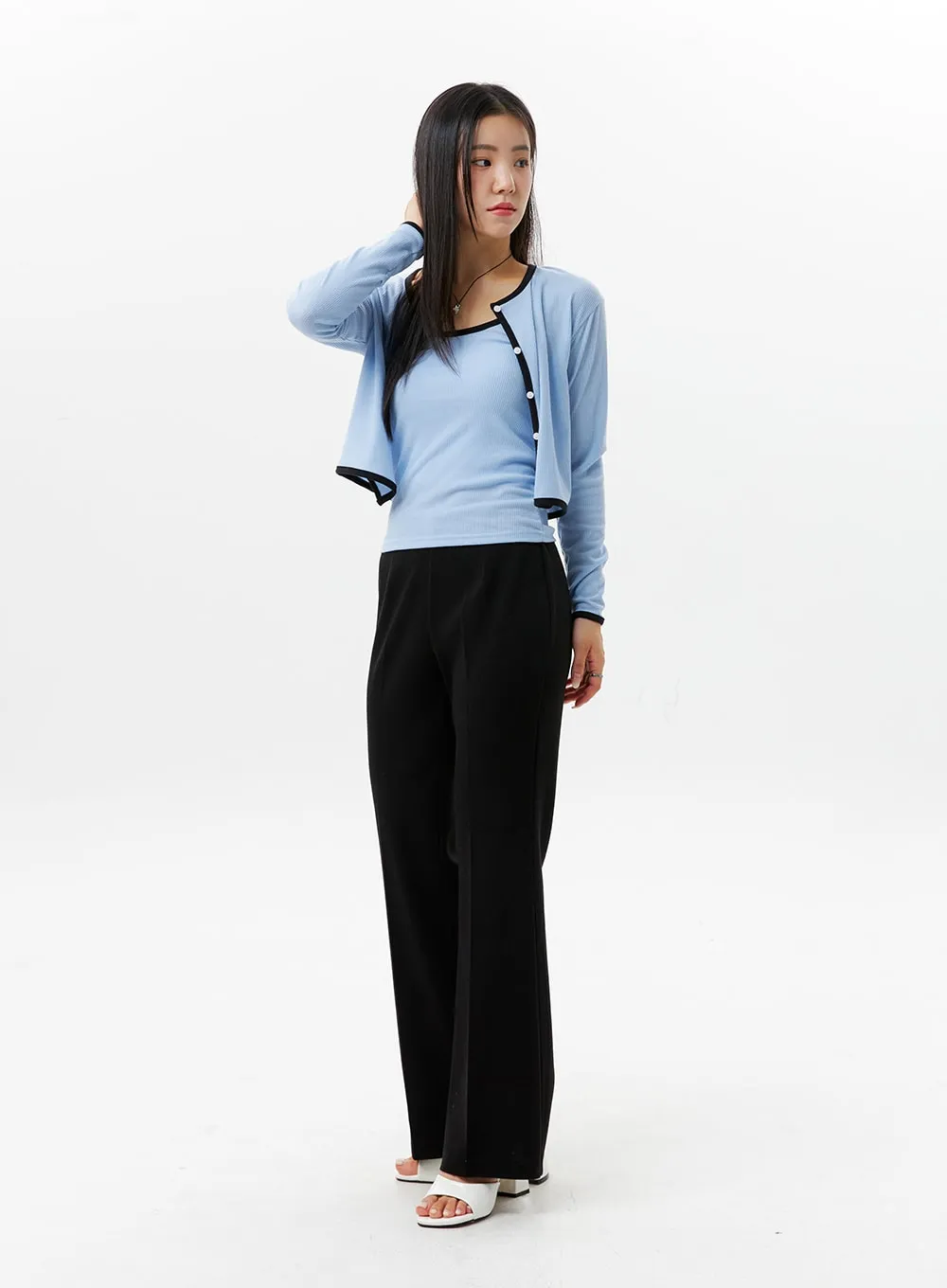 Bootcut Tailored Pants OG314