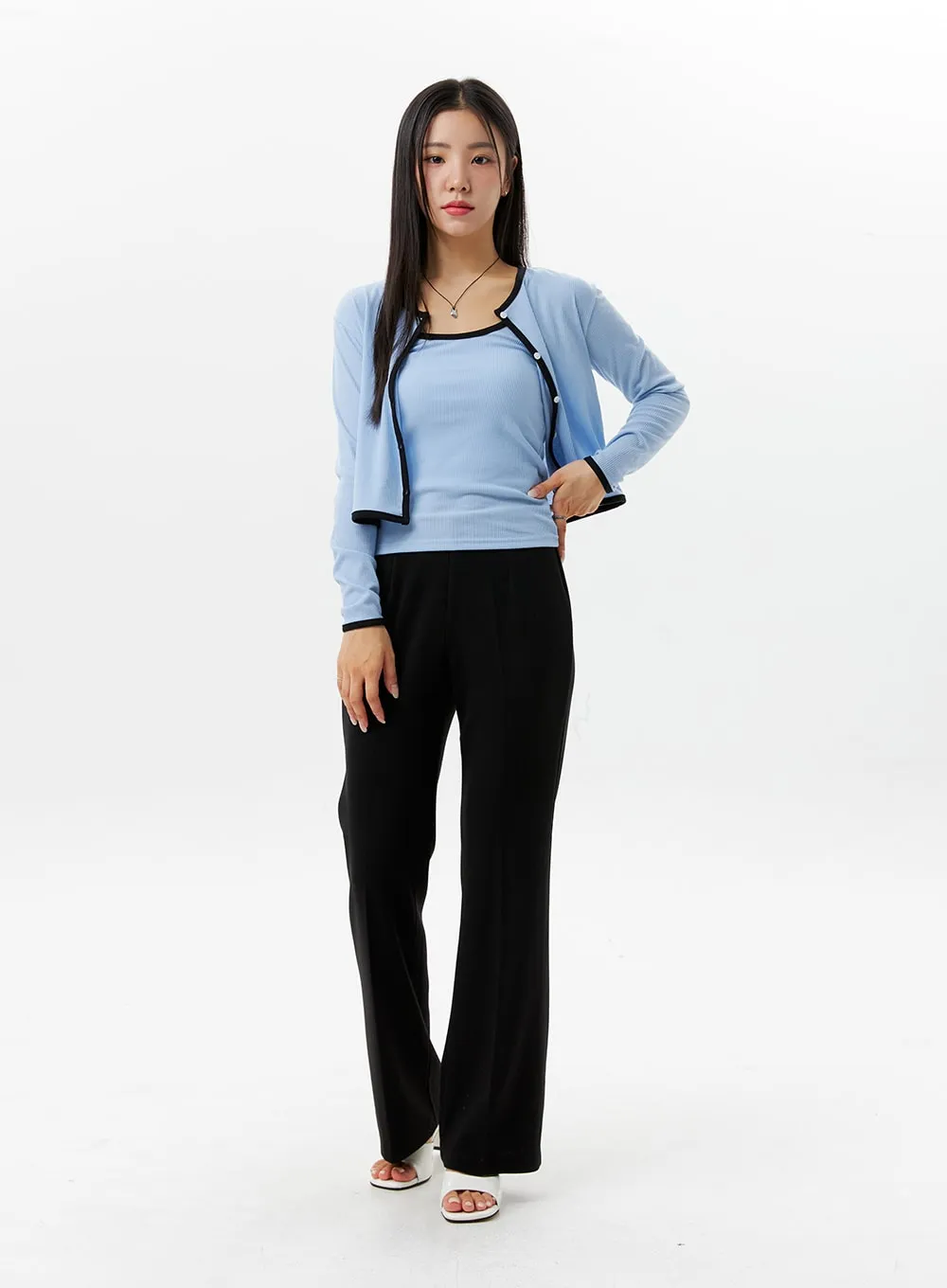 Bootcut Tailored Pants OG314