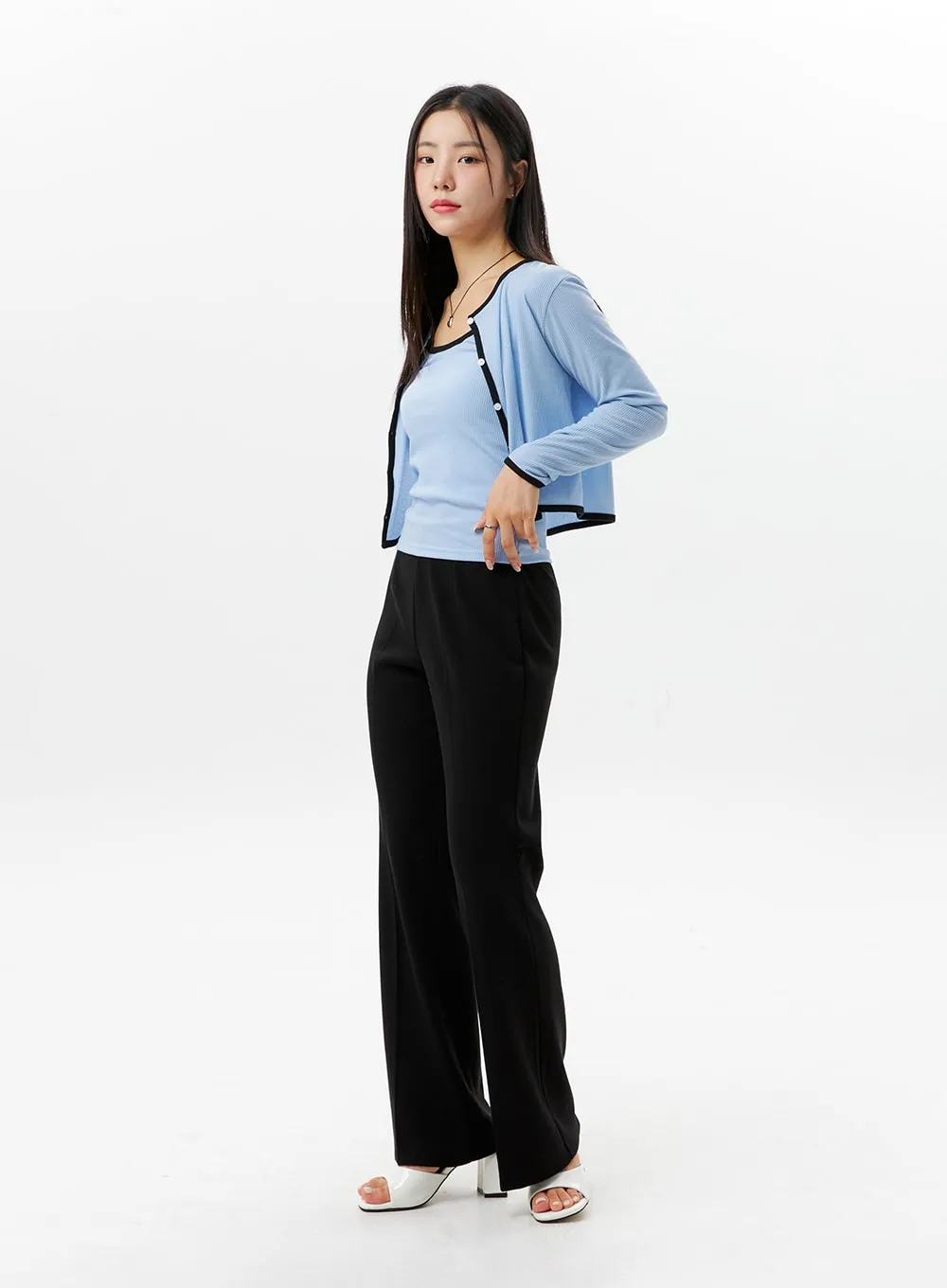 Bootcut Tailored Pants OG314