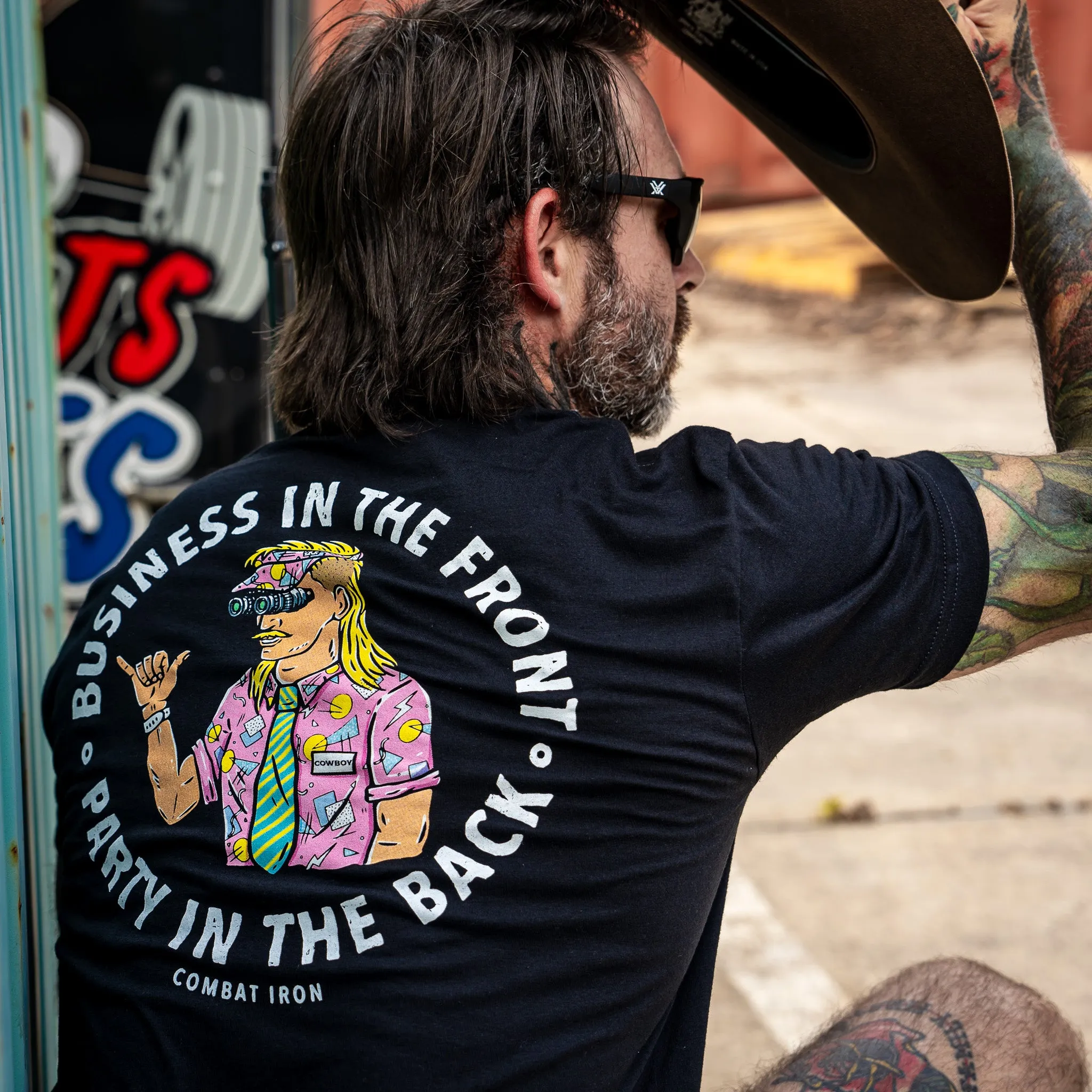 Business In The Front. Party In The Back. Party | Men's T-Shirt