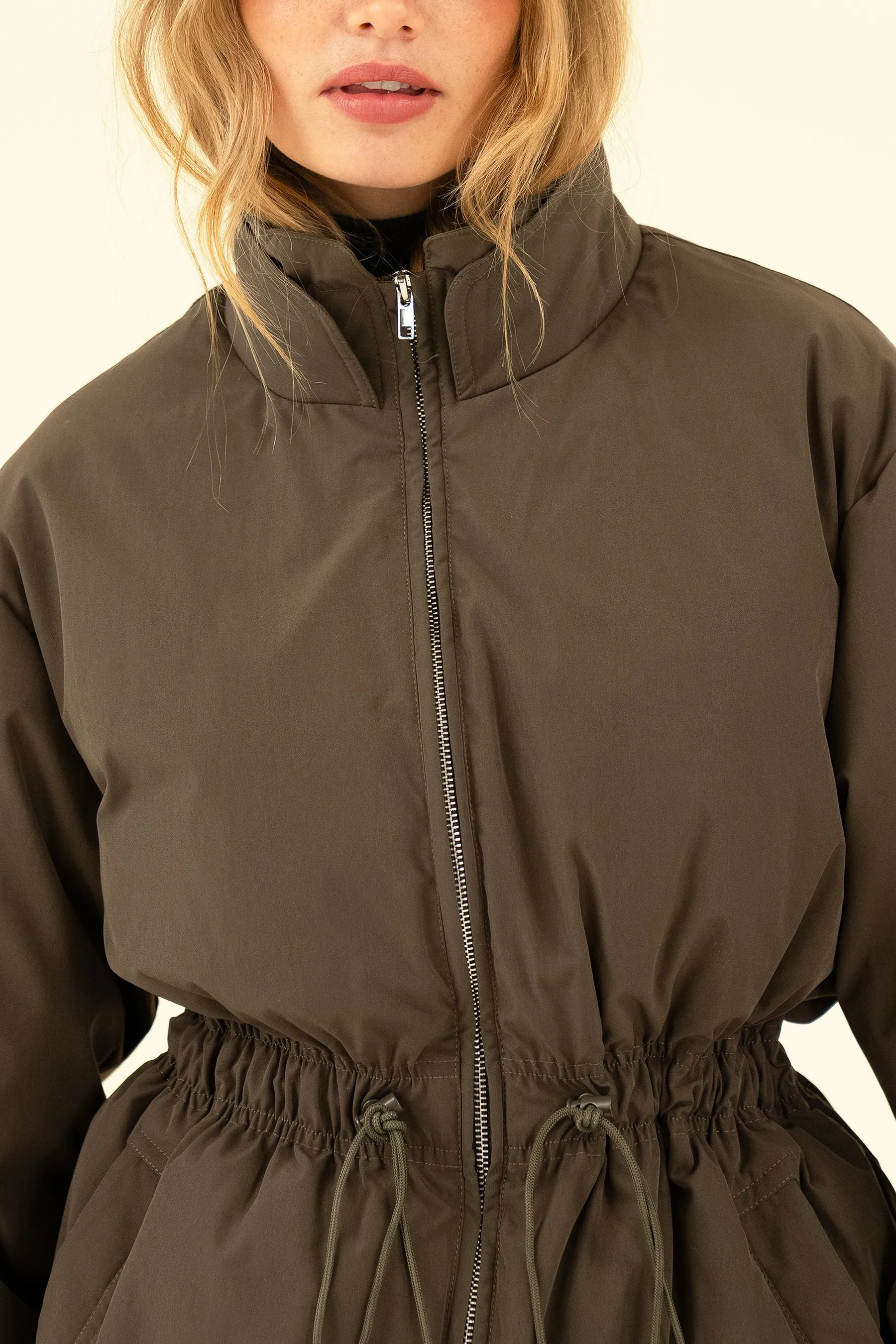 CADENCE PUFFER COAT - BRUN