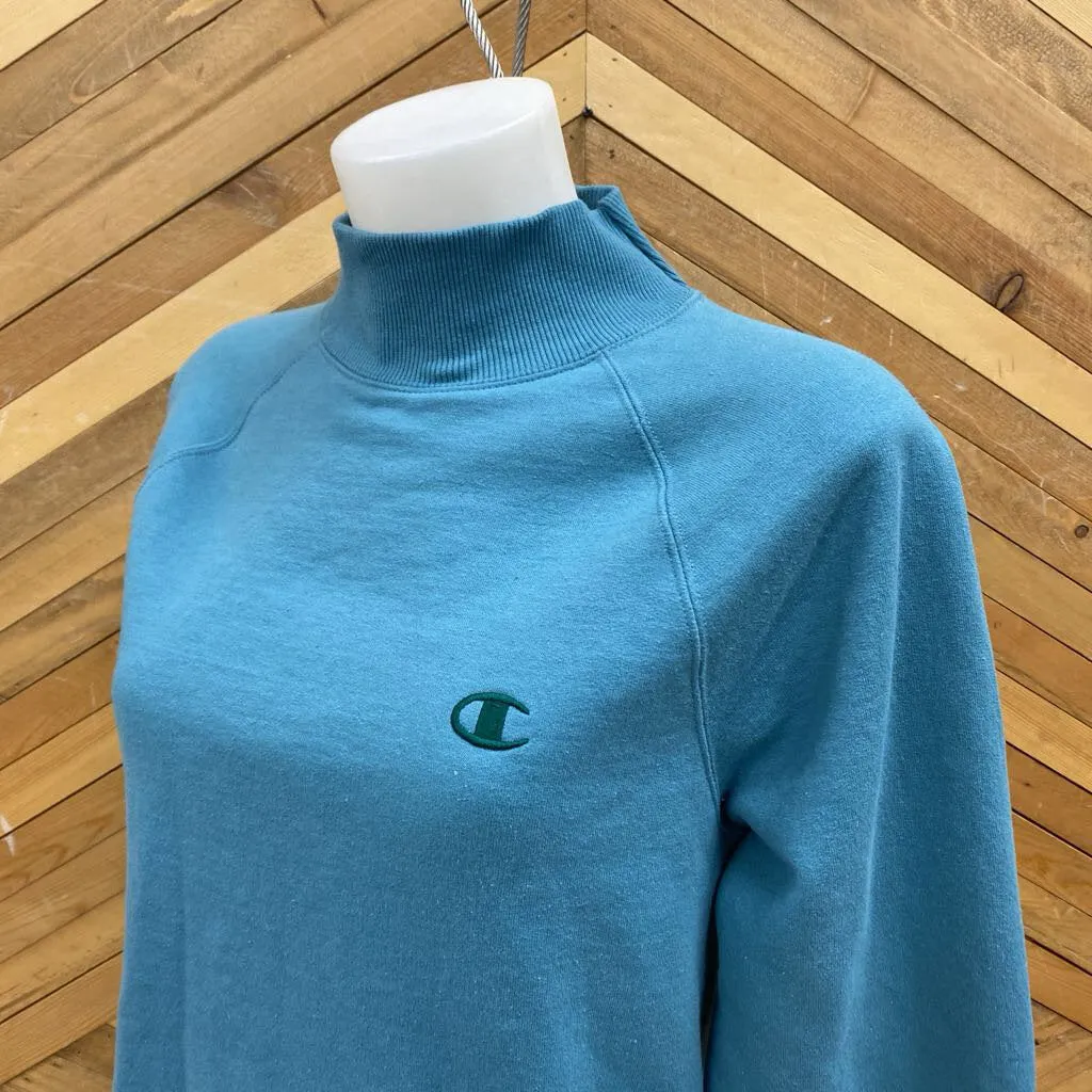 Champion- women's sweatshirt : Teal -women-MD