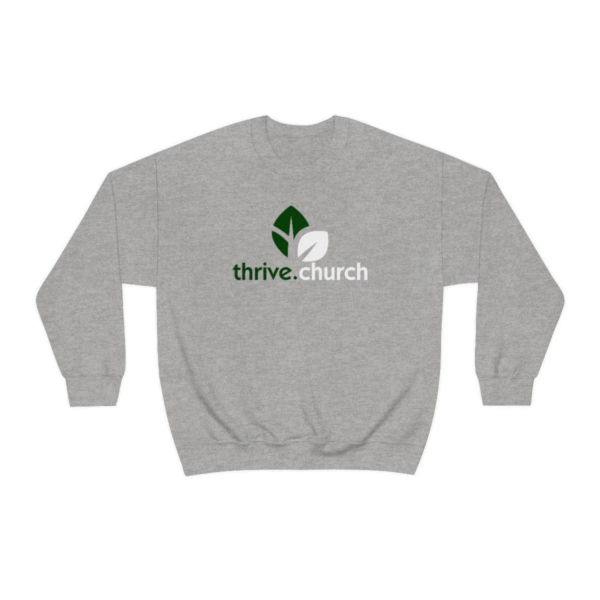 Christmas Logo Green & White Crewneck Sweatshirt