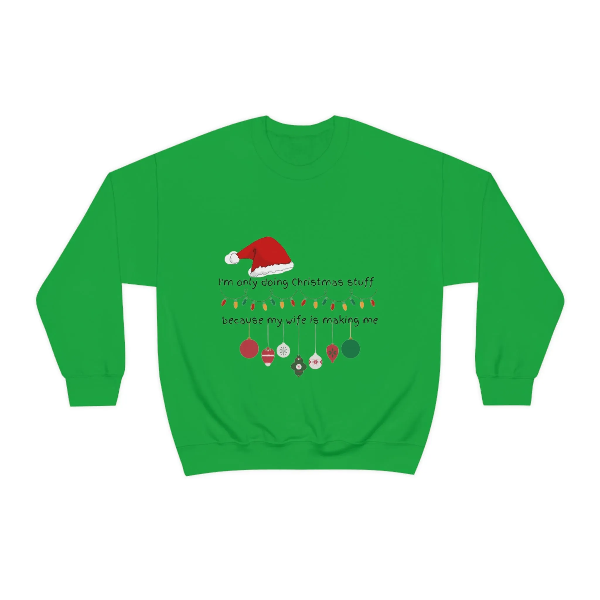 christmas stuff/wife Unisex Heavy Blend™ Crewneck Sweatshirt