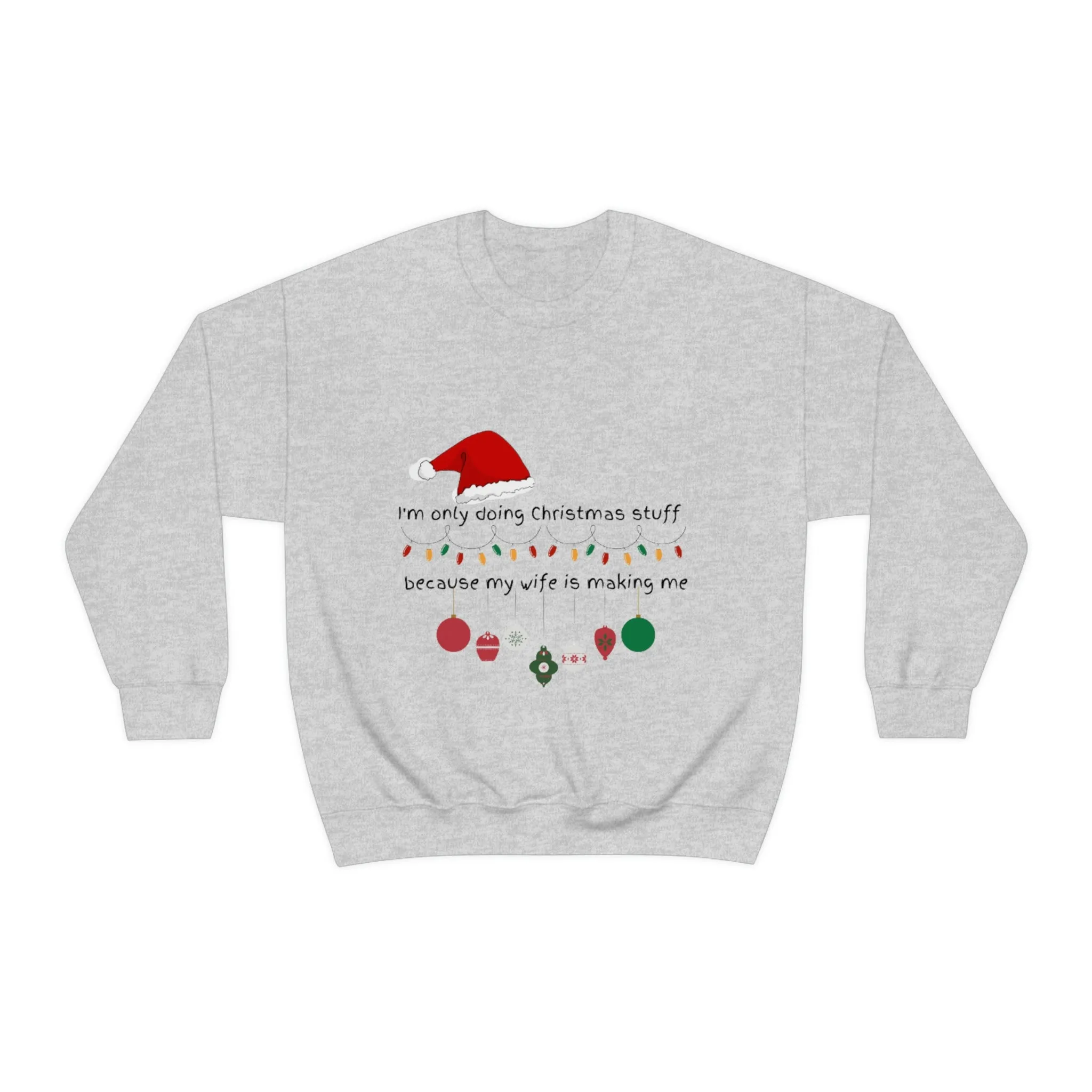 christmas stuff/wife Unisex Heavy Blend™ Crewneck Sweatshirt