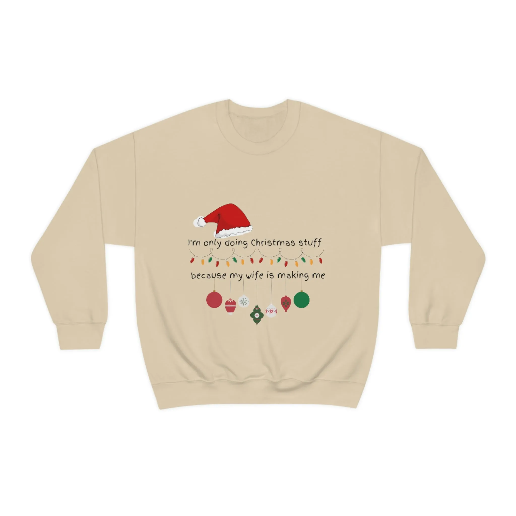 christmas stuff/wife Unisex Heavy Blend™ Crewneck Sweatshirt