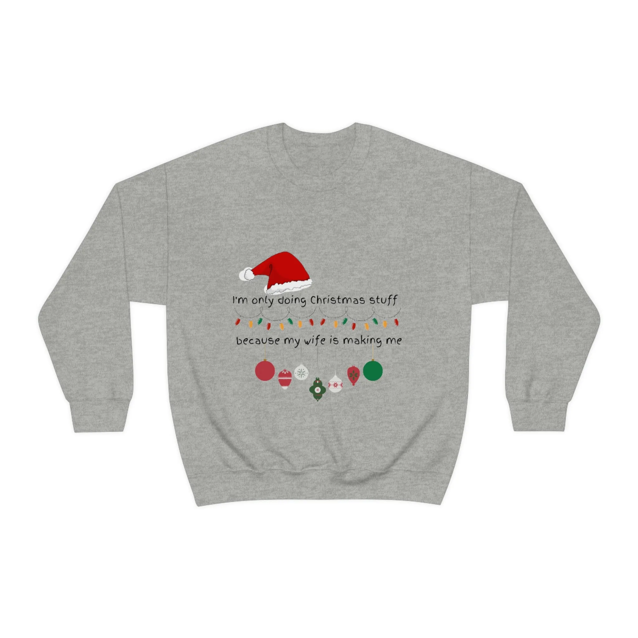 christmas stuff/wife Unisex Heavy Blend™ Crewneck Sweatshirt