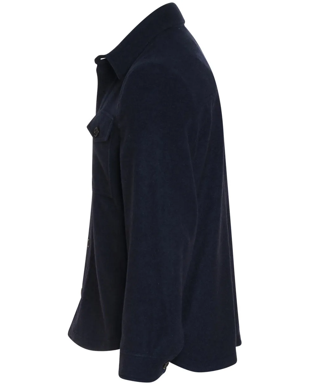 Cobalt Cashmere Overshirt