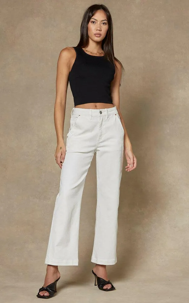 Cody Ivory Kick Flare Trouser