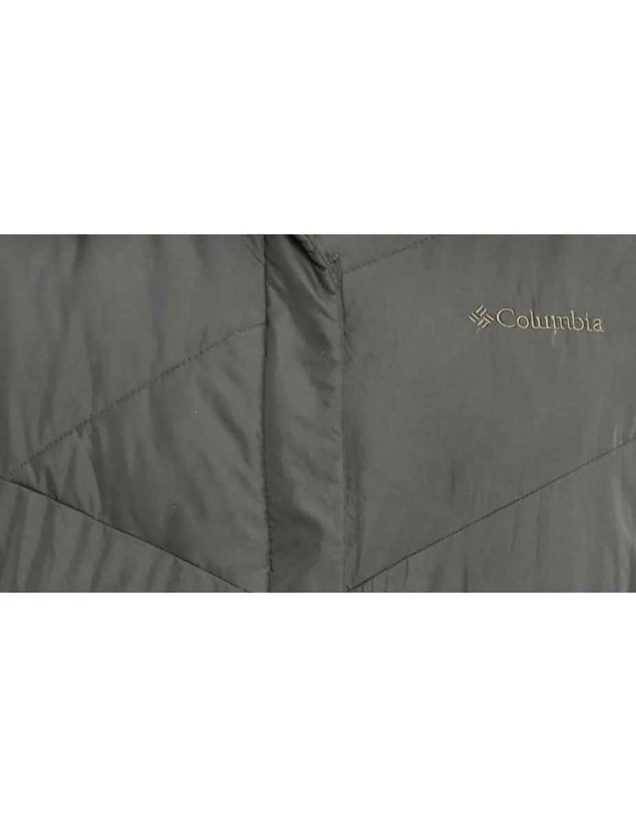 Columbia Long Black Puffer Coat - M