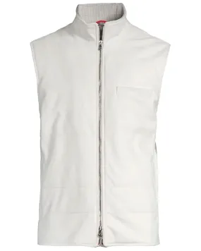 Cream Cashmere Puffer Vest