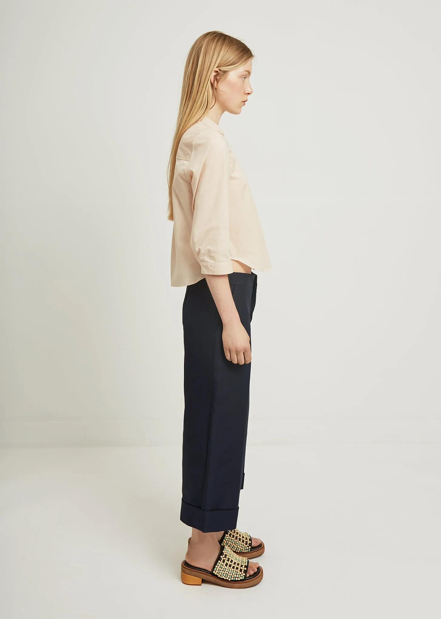 Cuffed Tailored Trousers