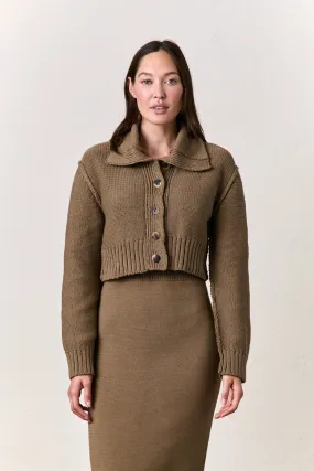 Dame Cardigan ~ Khaki