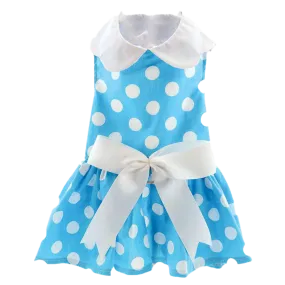 Dress | Blue Polka Dot