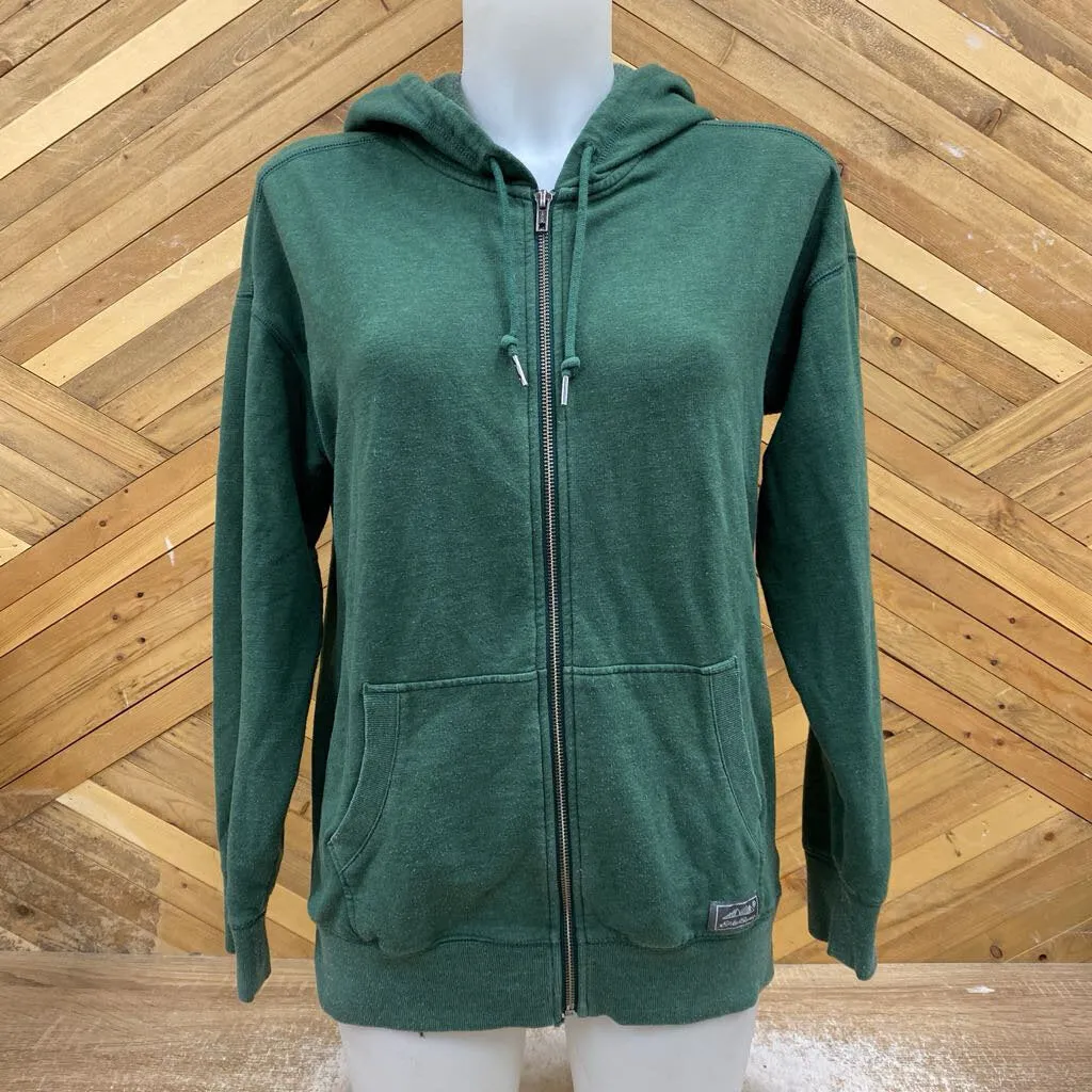 Eddie Bauer - Women's Zip Up Hoodie - MSRP $95: Green-women-SM