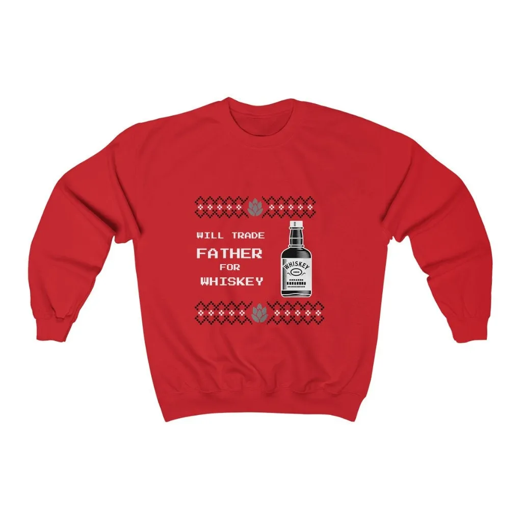 Father joke Ugly Sweater Unisex Crewneck Sweatshirt, Gift for Sister/Christmas/Thanksgiving/Birthday/Anniversary/Housewarming/Halloween/Grad