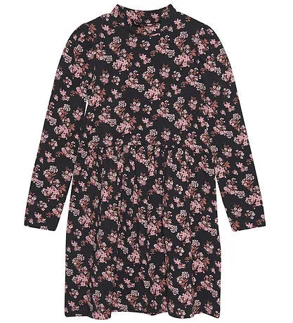 Floral Dress - Black