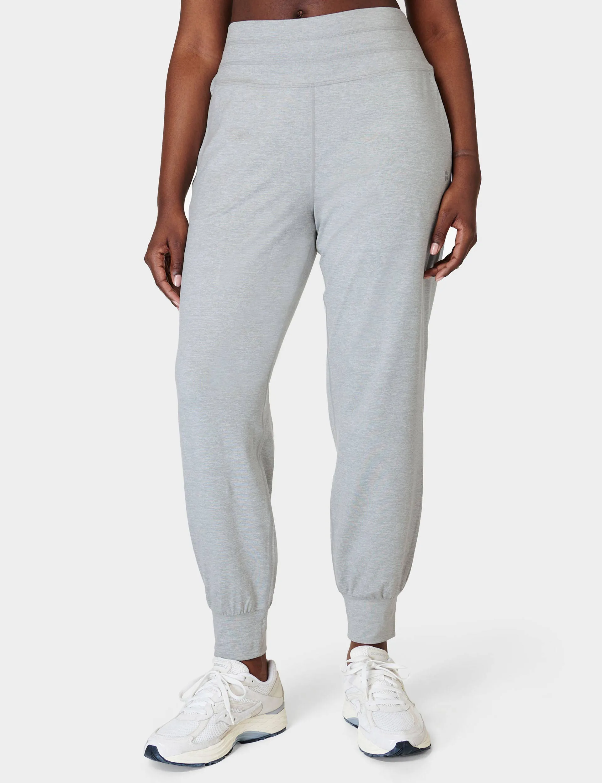 Gaia Yoga Pants - Light Grey Marl