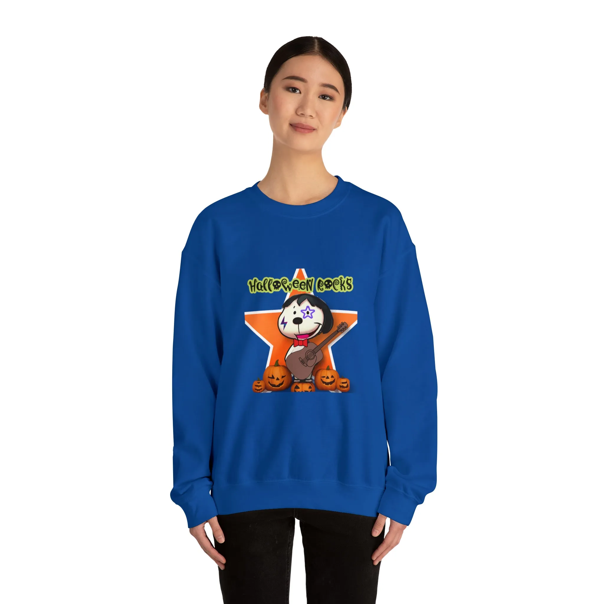 Halloween rocks Unisex Heavy Blend™ Crewneck Sweatshirt