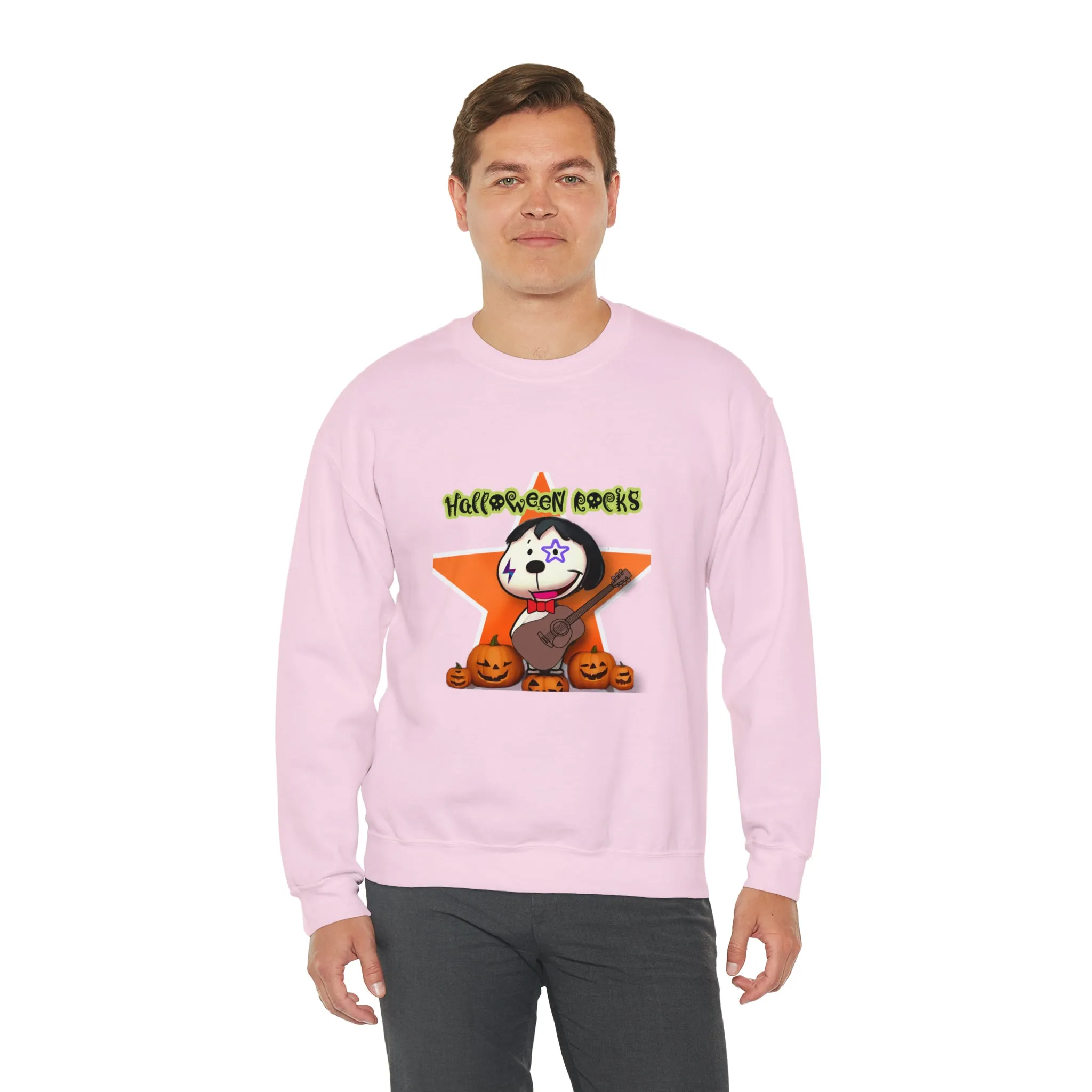 Halloween rocks Unisex Heavy Blend™ Crewneck Sweatshirt