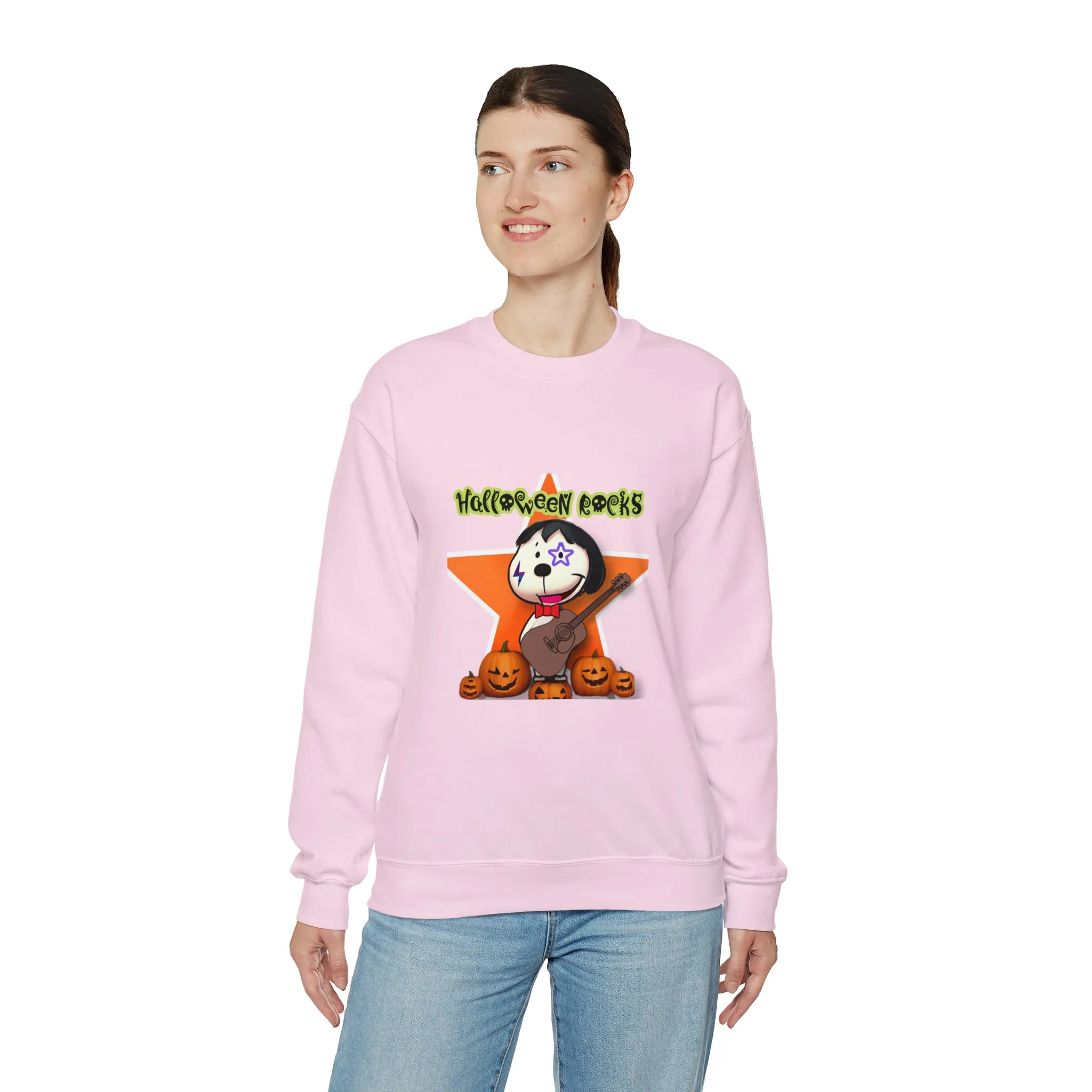 Halloween rocks Unisex Heavy Blend™ Crewneck Sweatshirt