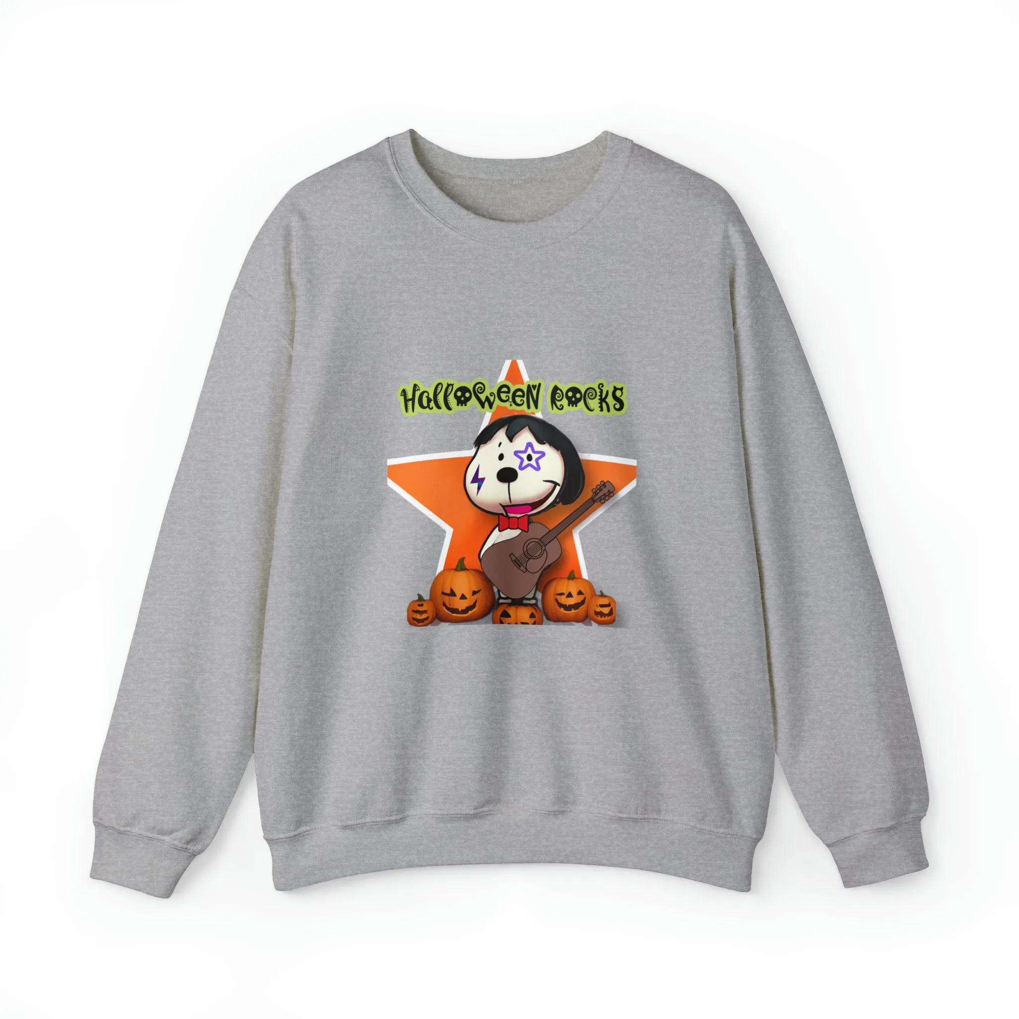 Halloween rocks Unisex Heavy Blend™ Crewneck Sweatshirt