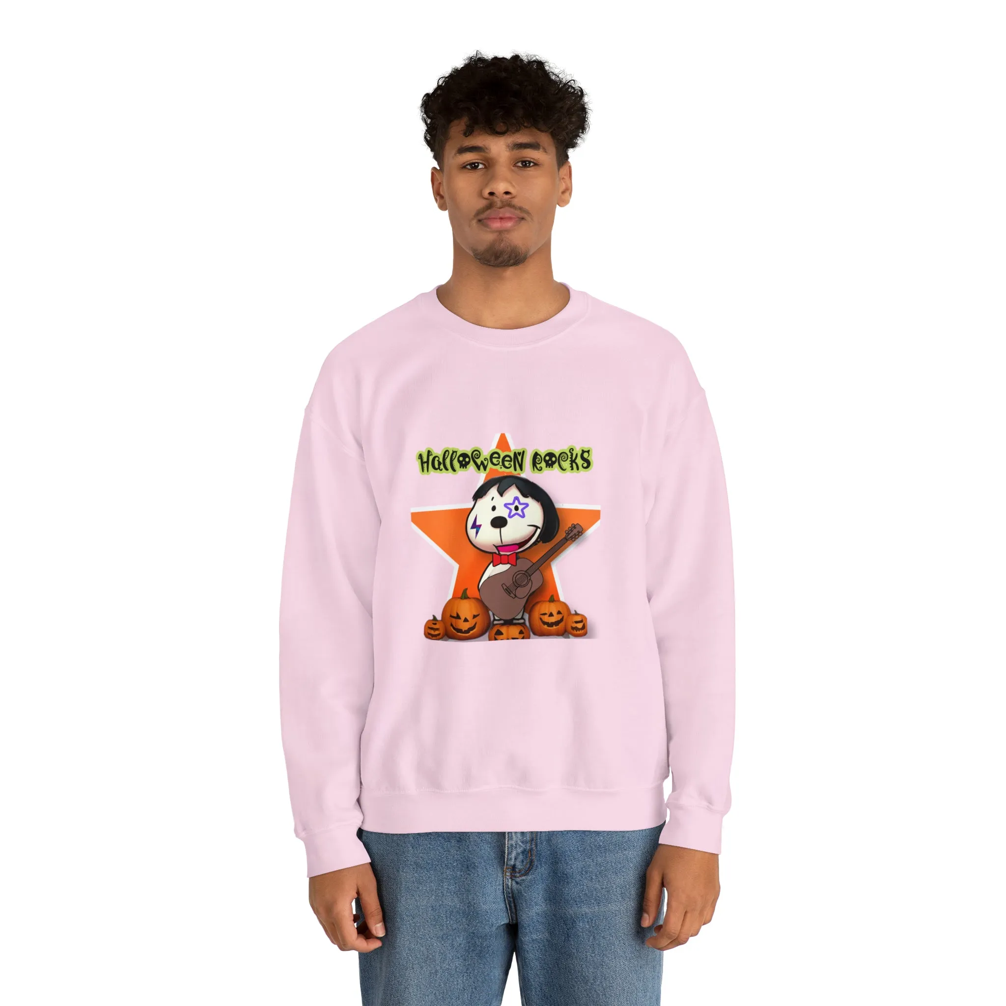 Halloween rocks Unisex Heavy Blend™ Crewneck Sweatshirt