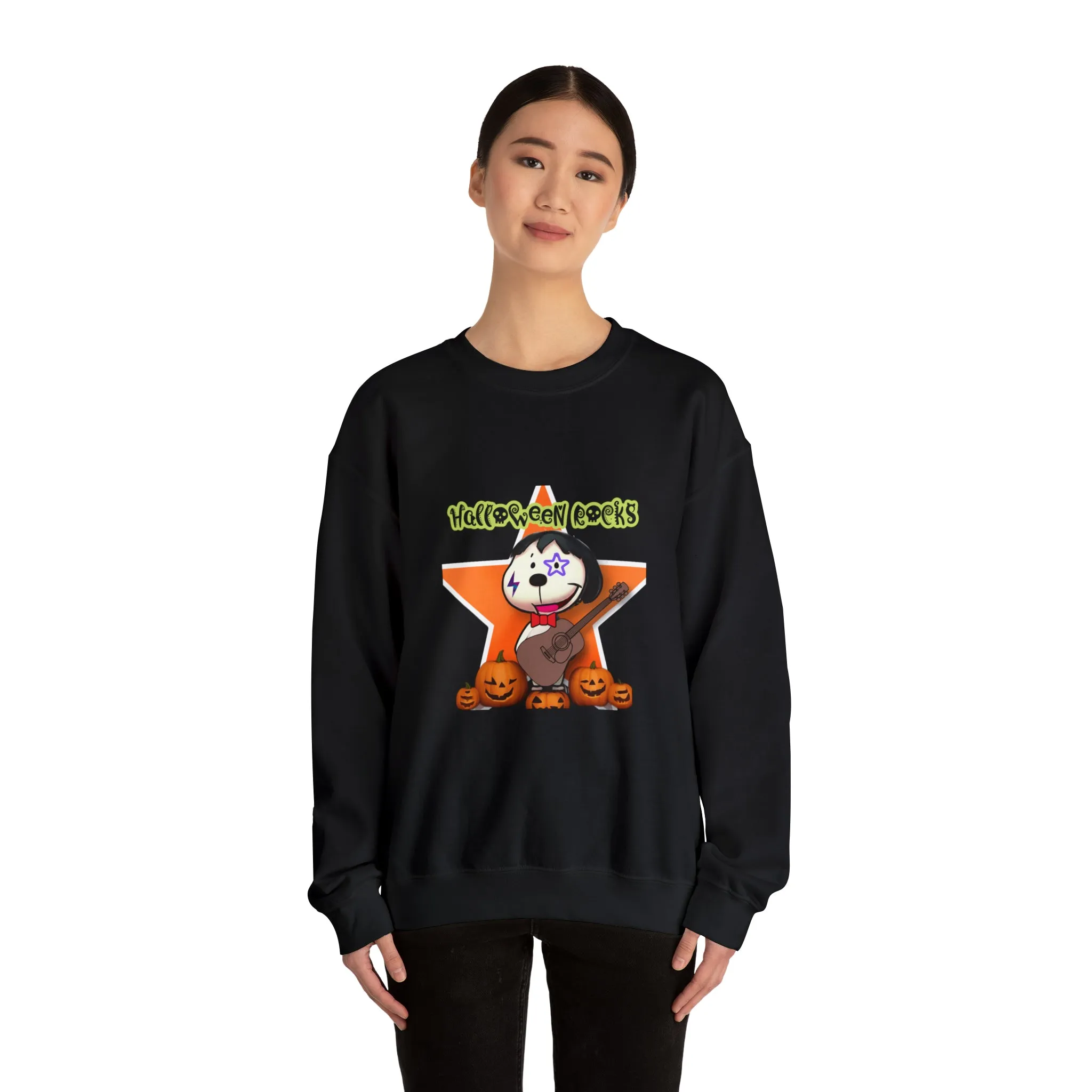 Halloween rocks Unisex Heavy Blend™ Crewneck Sweatshirt